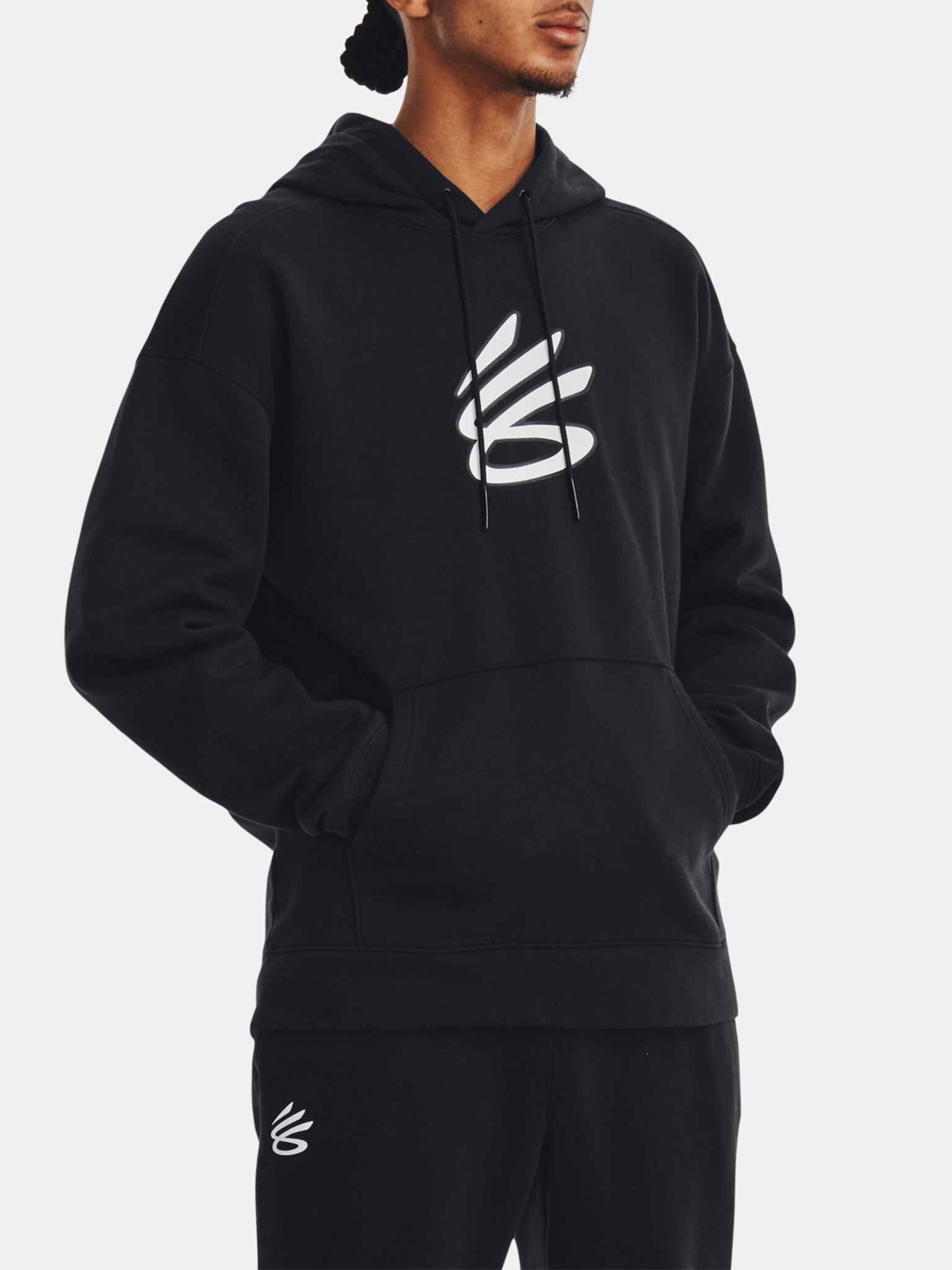 Under Armour Curry Big Splash PO Hoodie Sweatshirt Cheren - Pepit.bg