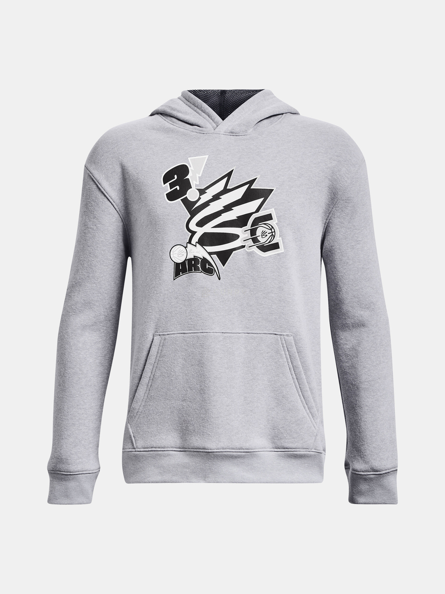 Under Armour Curry Boys Big Splash Hoodie Суитшърт детски Siv - Pepit.bg