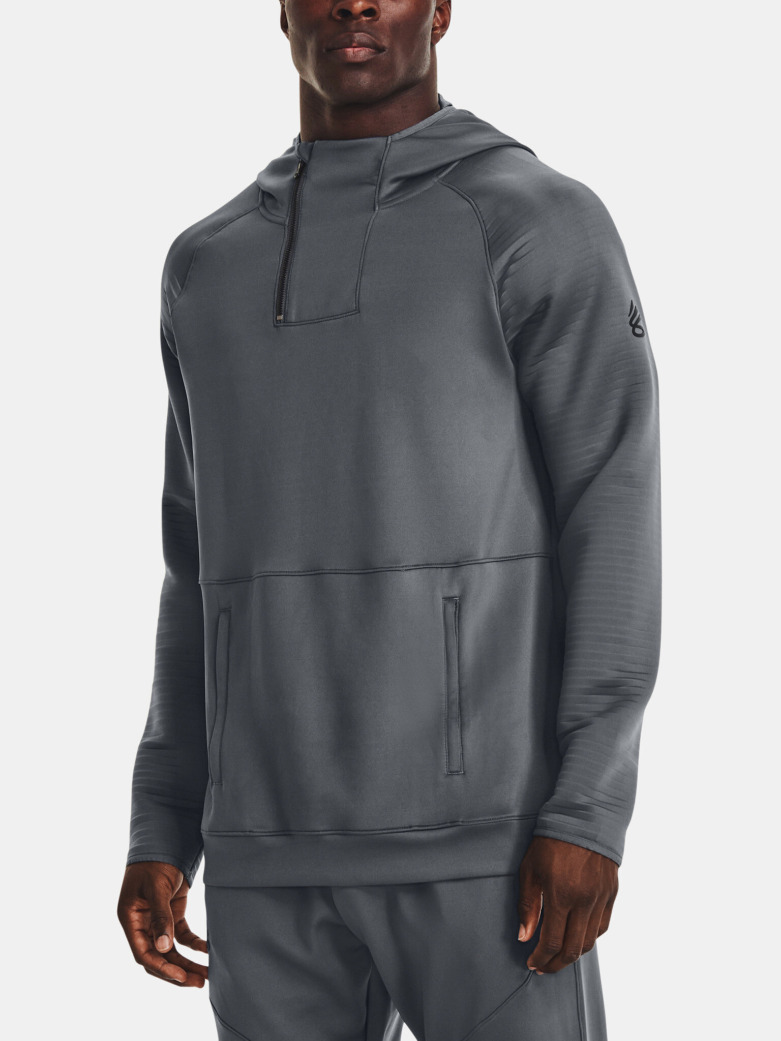 Under Armour Curry Playable Sweatshirt Siv - Pepit.bg