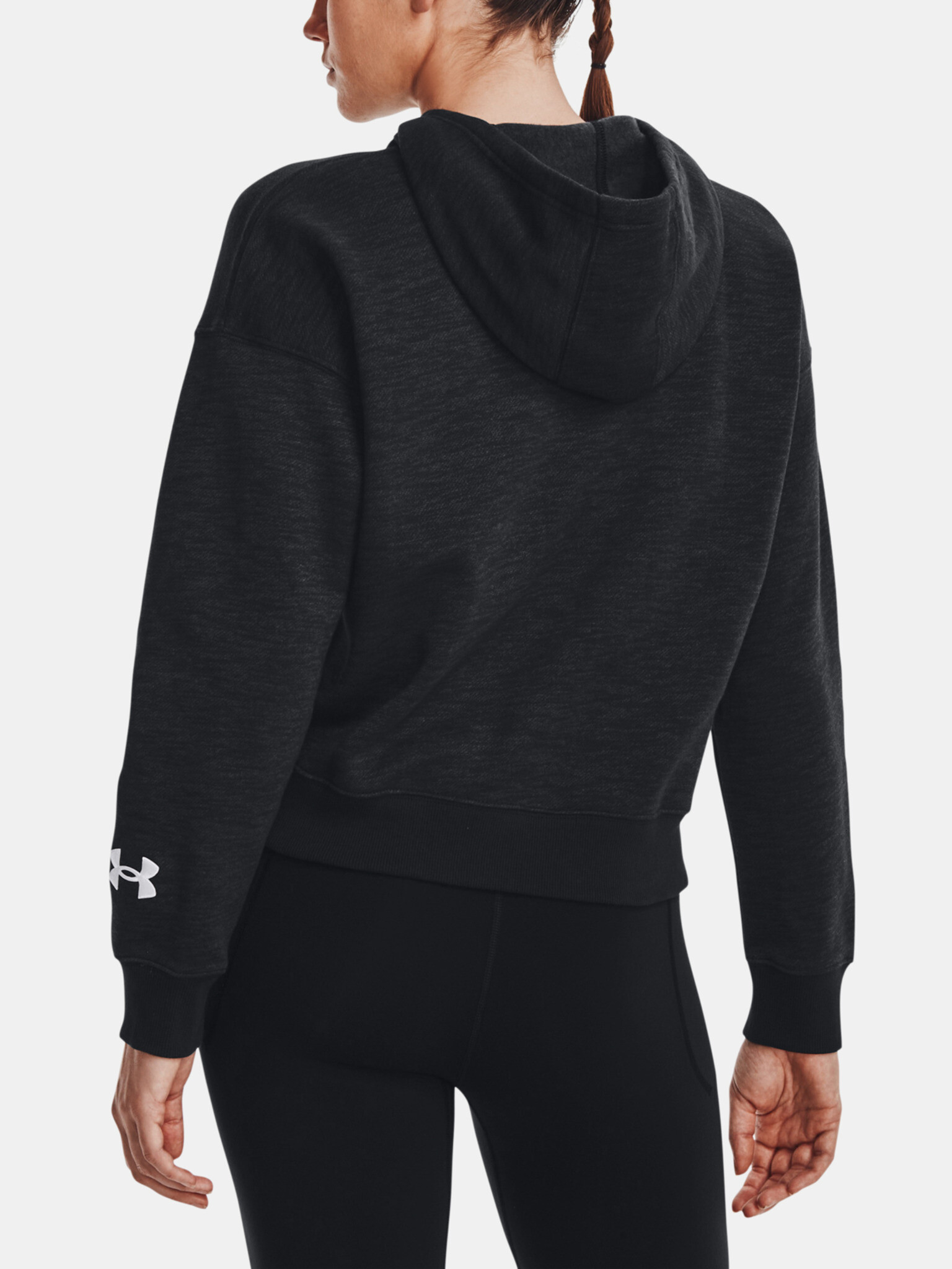 Under Armour Essential Script Hoodie Sweatshirt Cheren - Pepit.bg