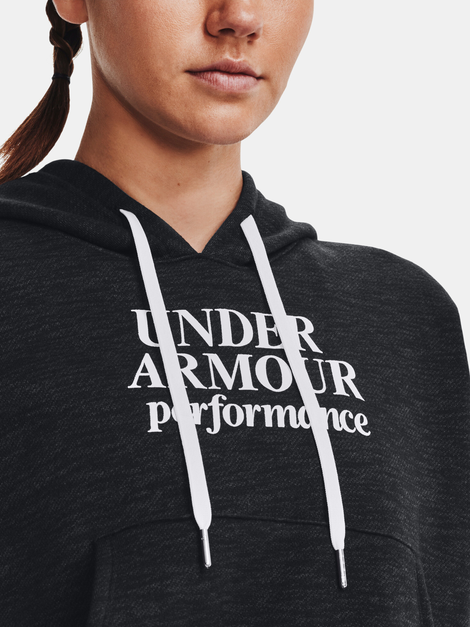 Under Armour Essential Script Hoodie Sweatshirt Cheren - Pepit.bg
