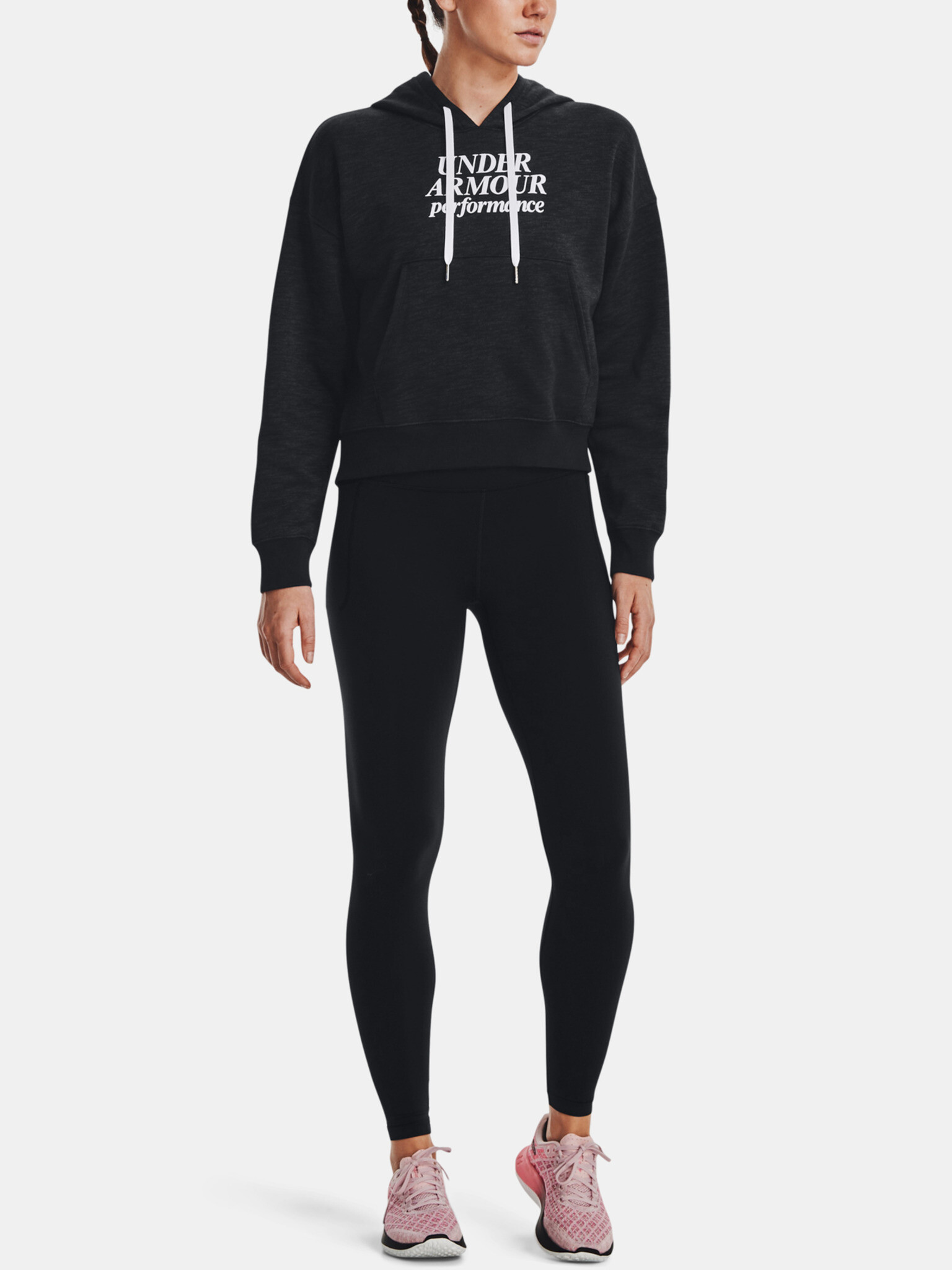 Under Armour Essential Script Hoodie Sweatshirt Cheren - Pepit.bg