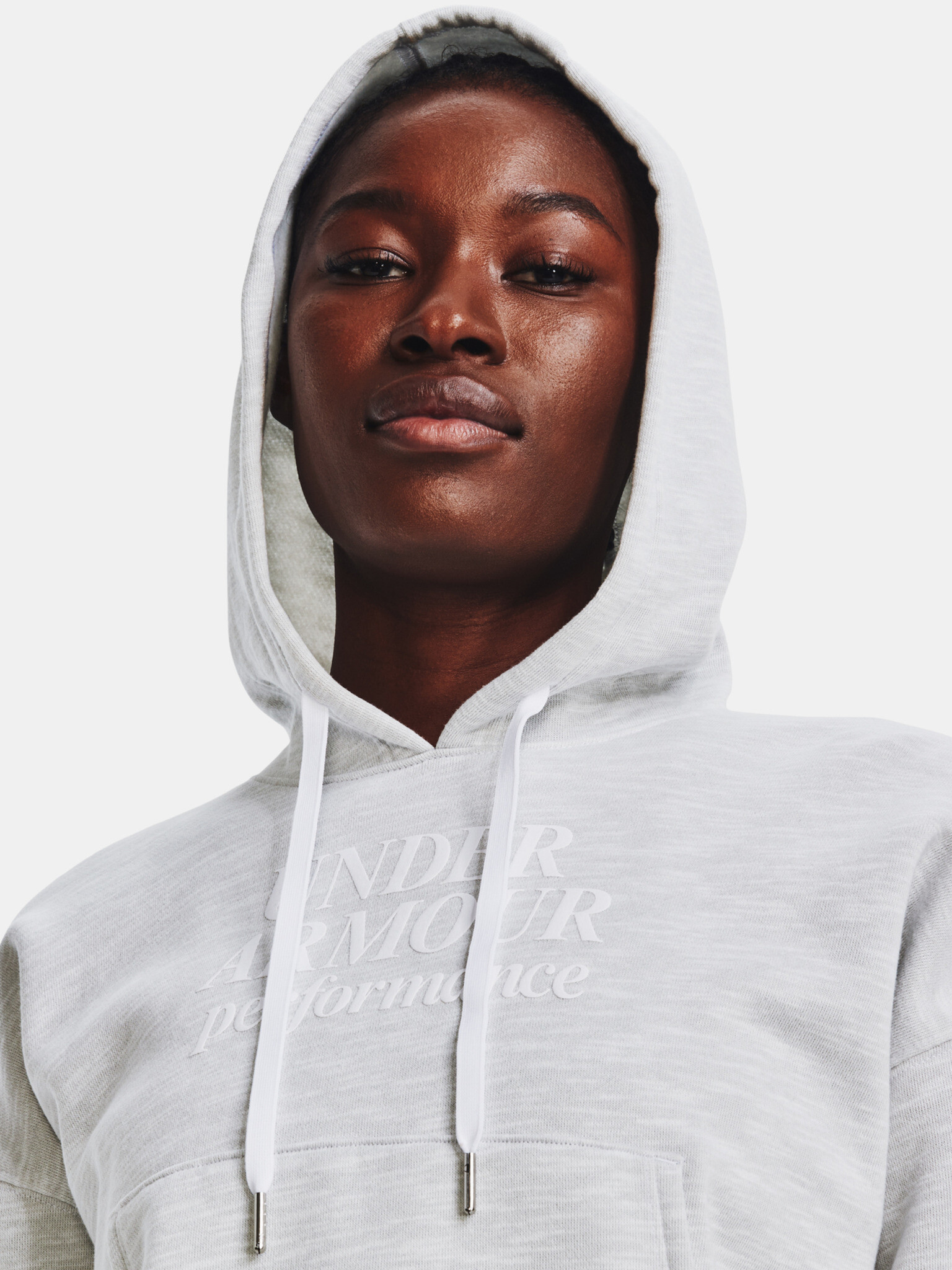 Under Armour Essential Script Hoodie Sweatshirt Siv - Pepit.bg