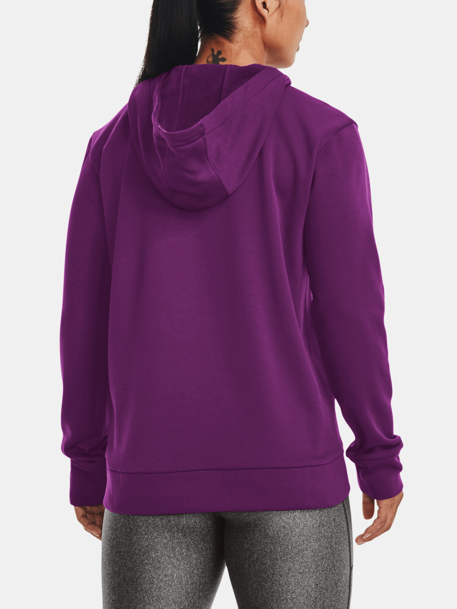 Under Armour Fleece LC Hoodie Sweatshirt Lilav - Pepit.bg