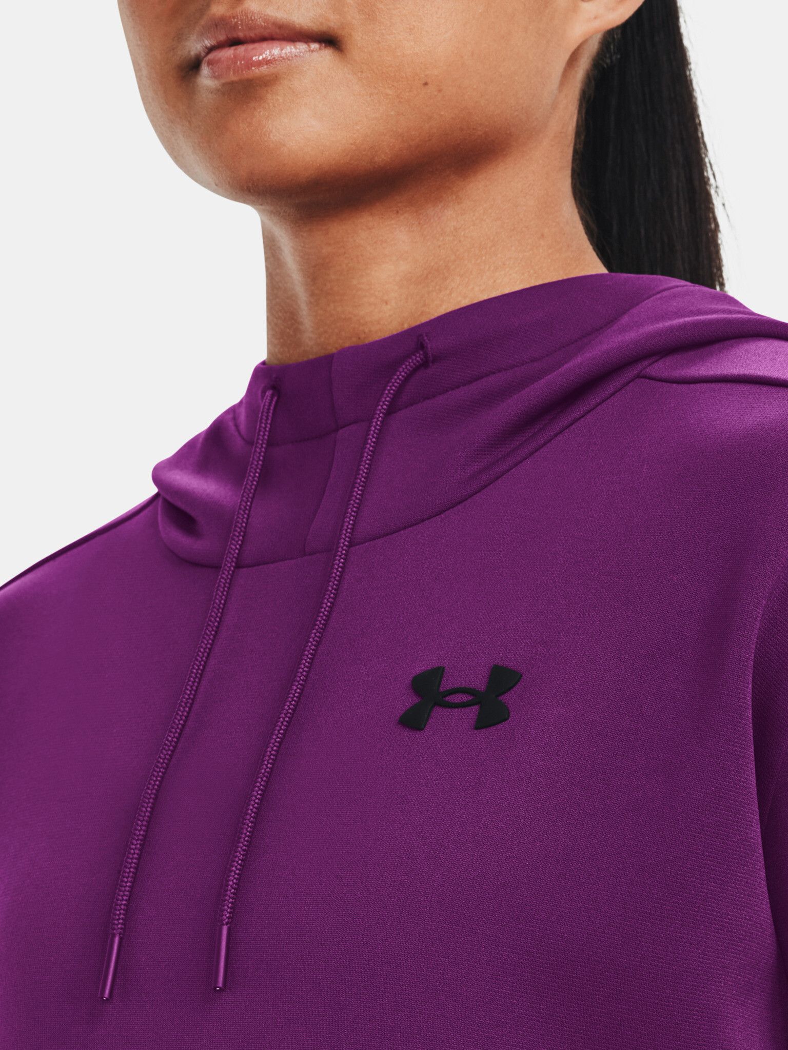 Under Armour Fleece LC Hoodie Sweatshirt Lilav - Pepit.bg