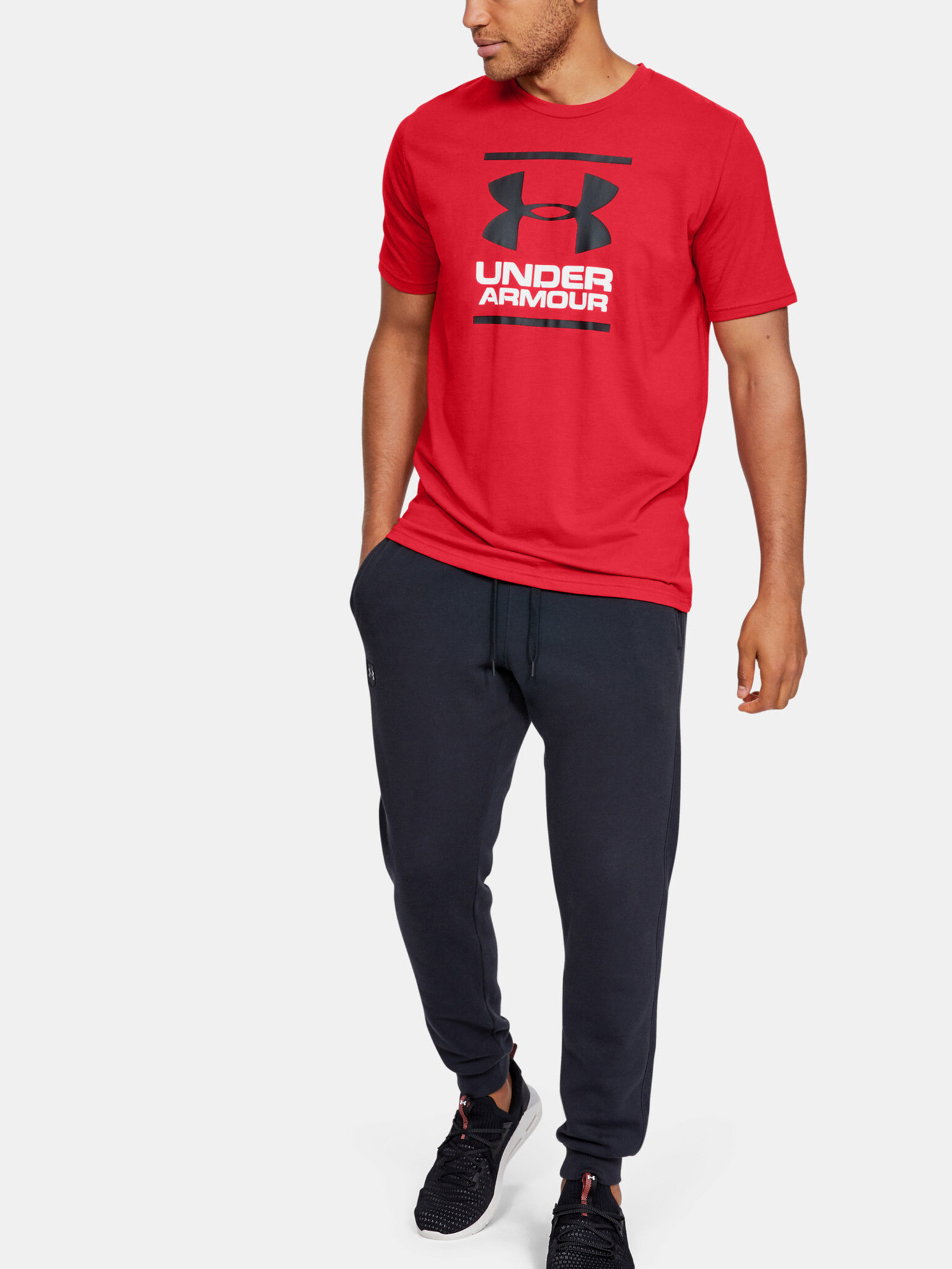 Under Armour Foundation T-shirt Cherven - Pepit.bg