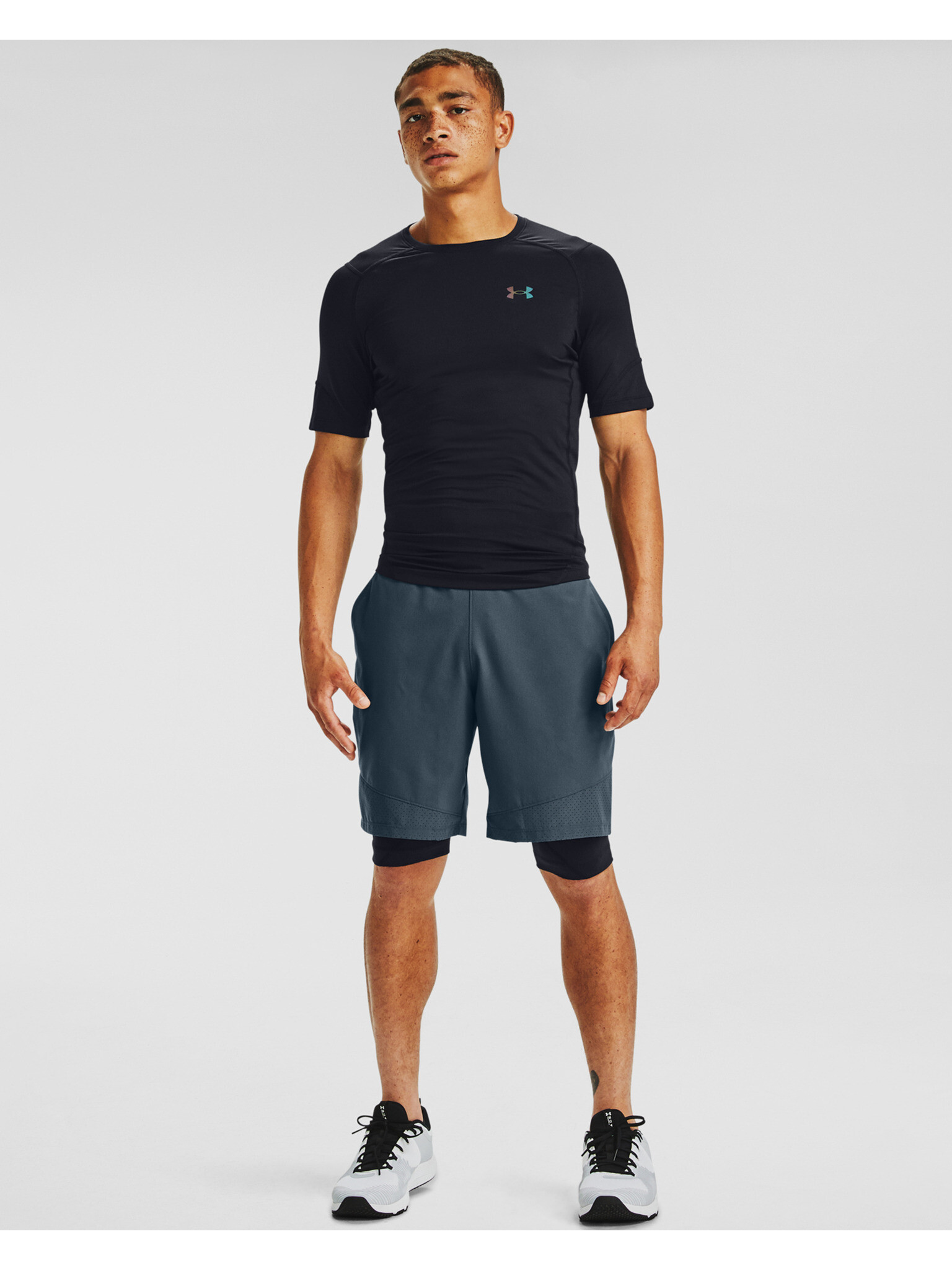 Under Armour HeatGear® RUSH™ 2.0 Comp Тениска Cheren - Pepit.bg
