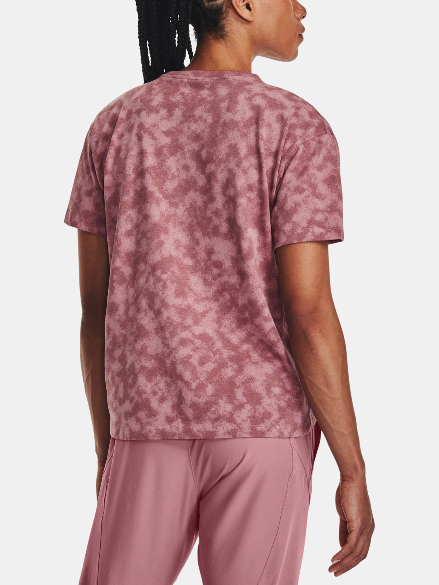 Under Armour Heavyweight T-shirt Rozov - Pepit.bg