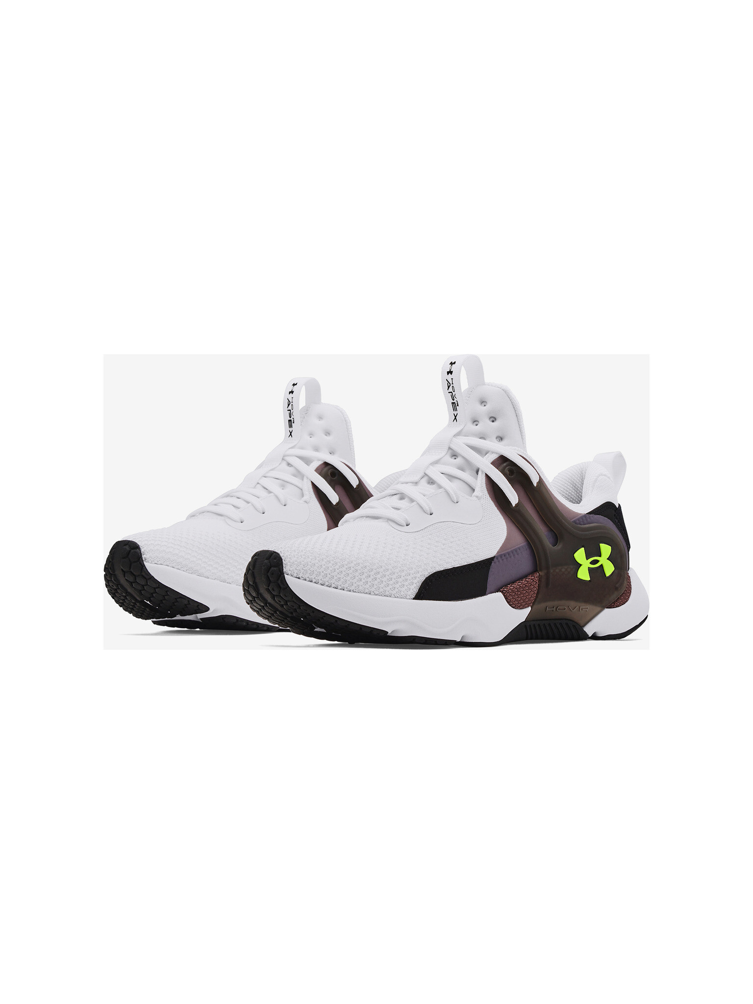 Under Armour HOVR™ Apex 3 Sneakers Byal - Pepit.bg