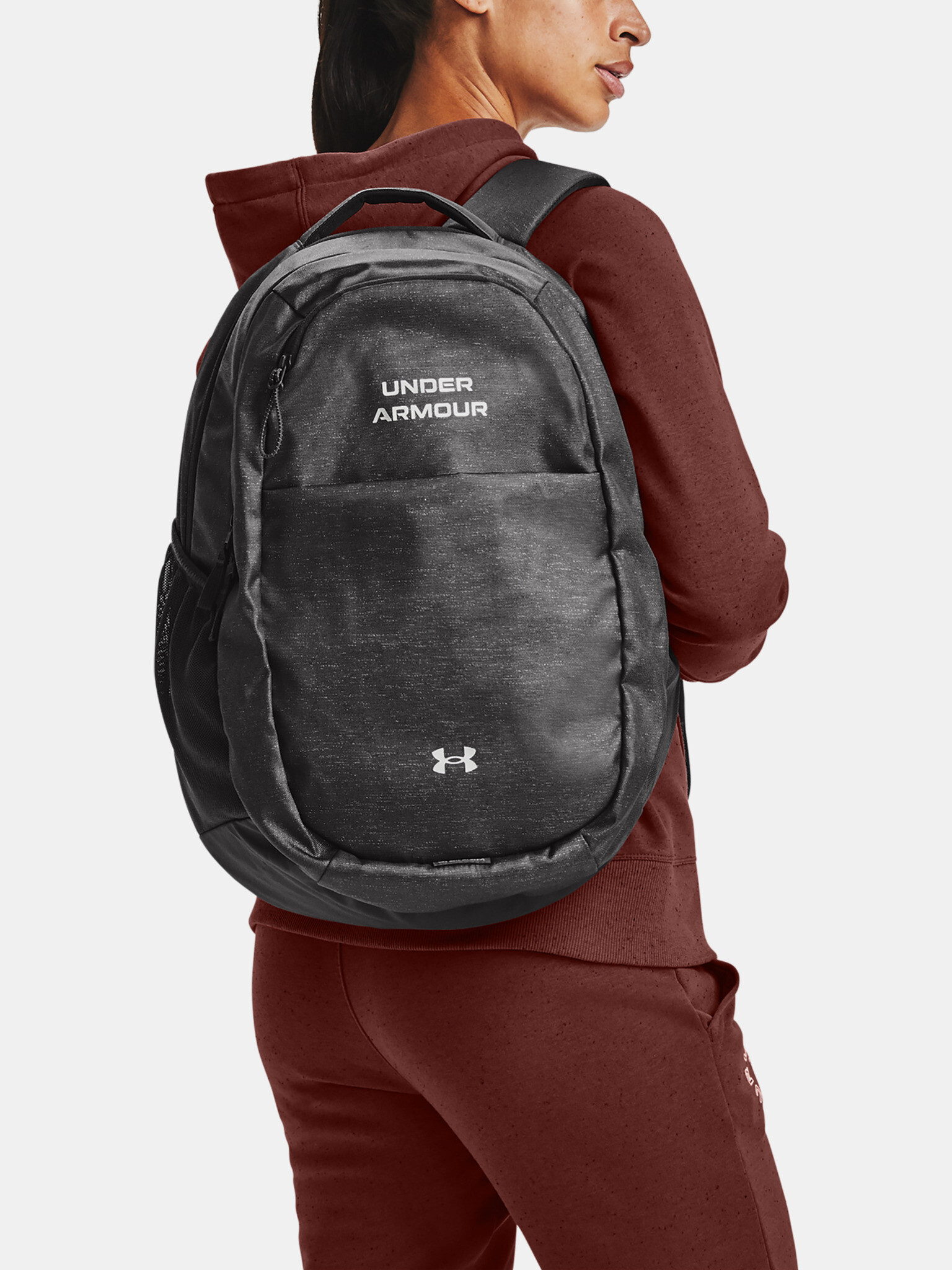 Under Armour Hustle Signature Backpack Раница Siv - Pepit.bg