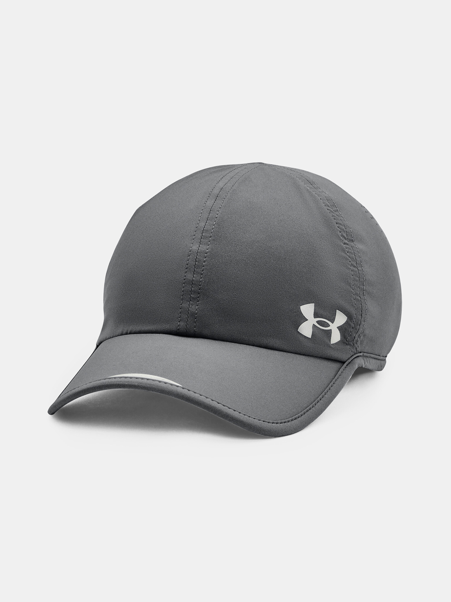 Under Armour Isochill Launch Run-GRY Cap Siv - Pepit.bg