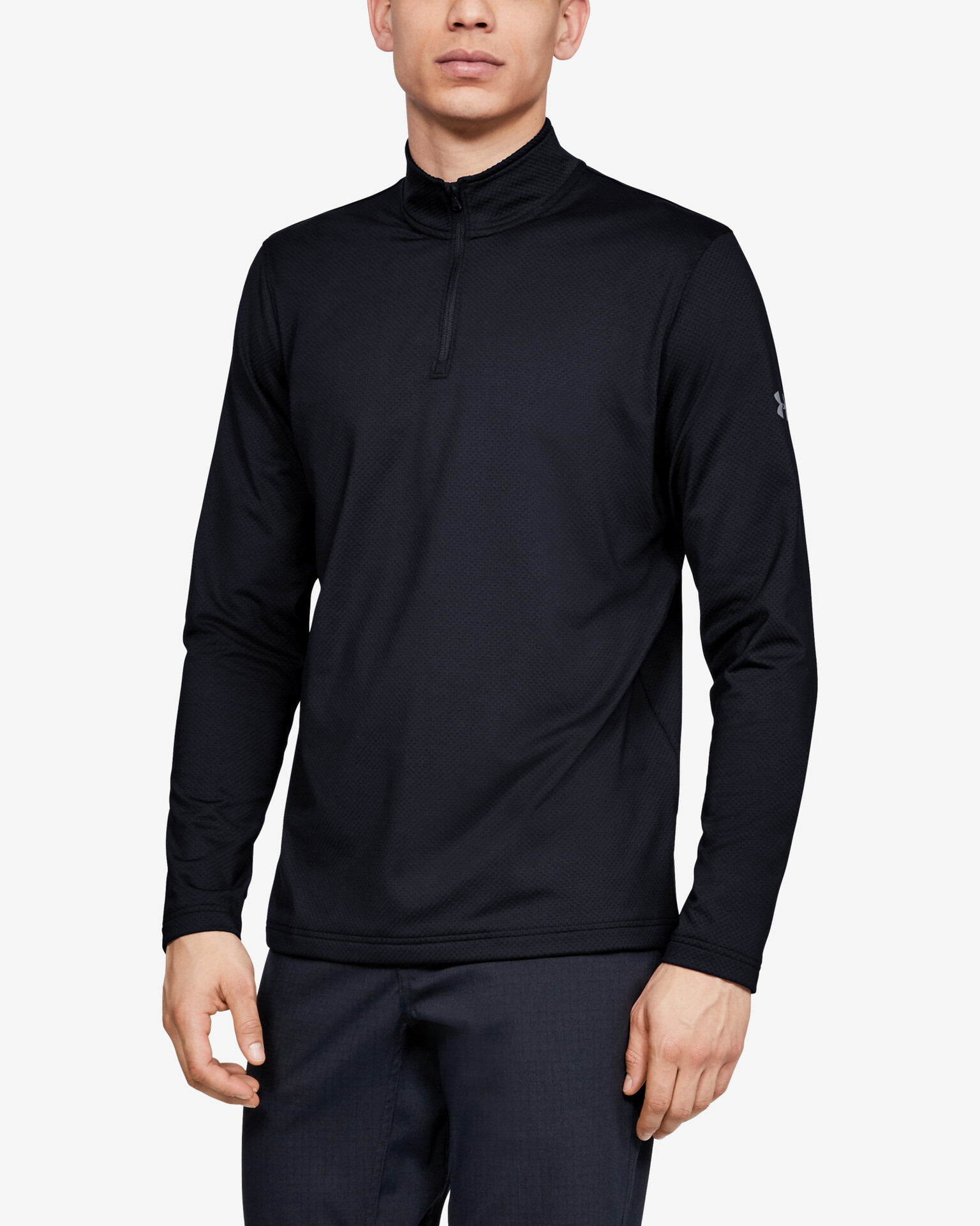 Under Armour LW ¼ Zip Тениска Cheren - Pepit.bg