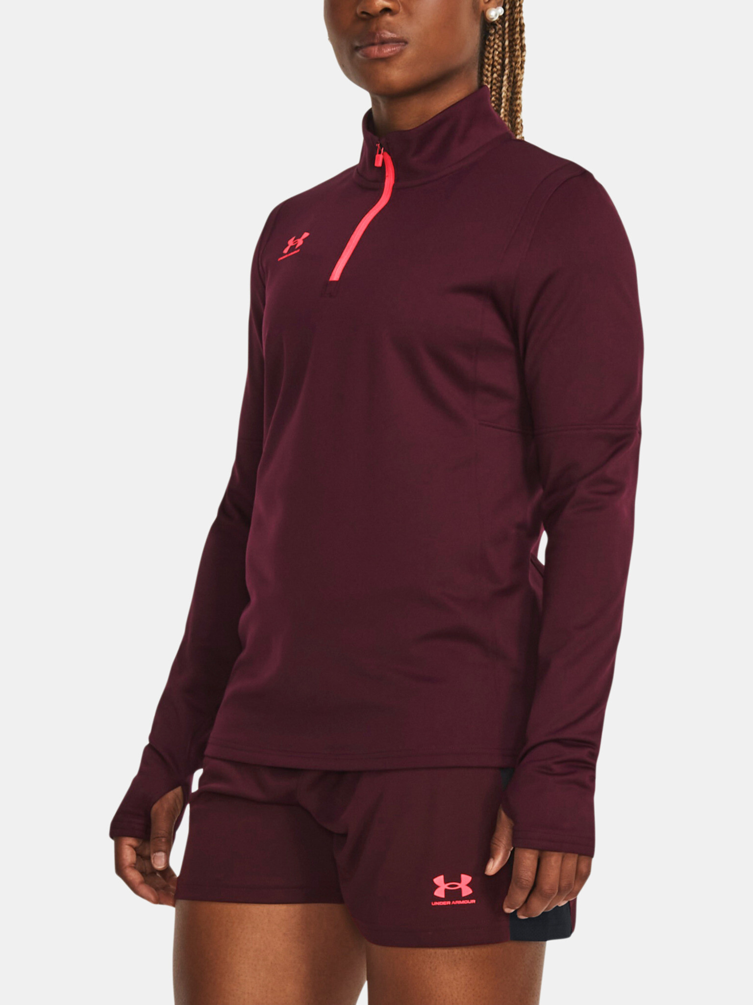 Under Armour Midlayer T-shirt Cherven - Pepit.bg