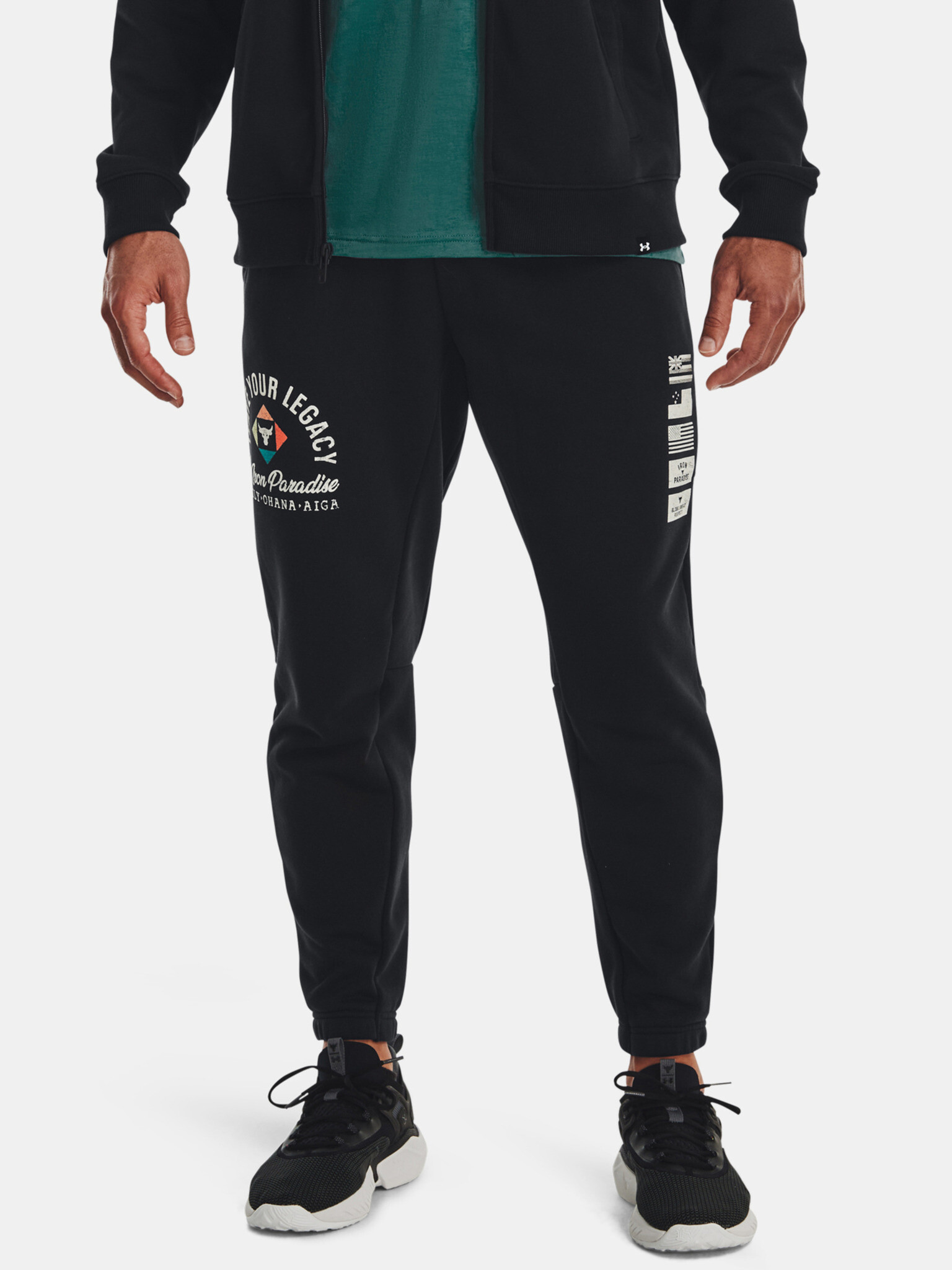 Under Armour Project Rock HW Terry Fam Долнище Cheren - Pepit.bg