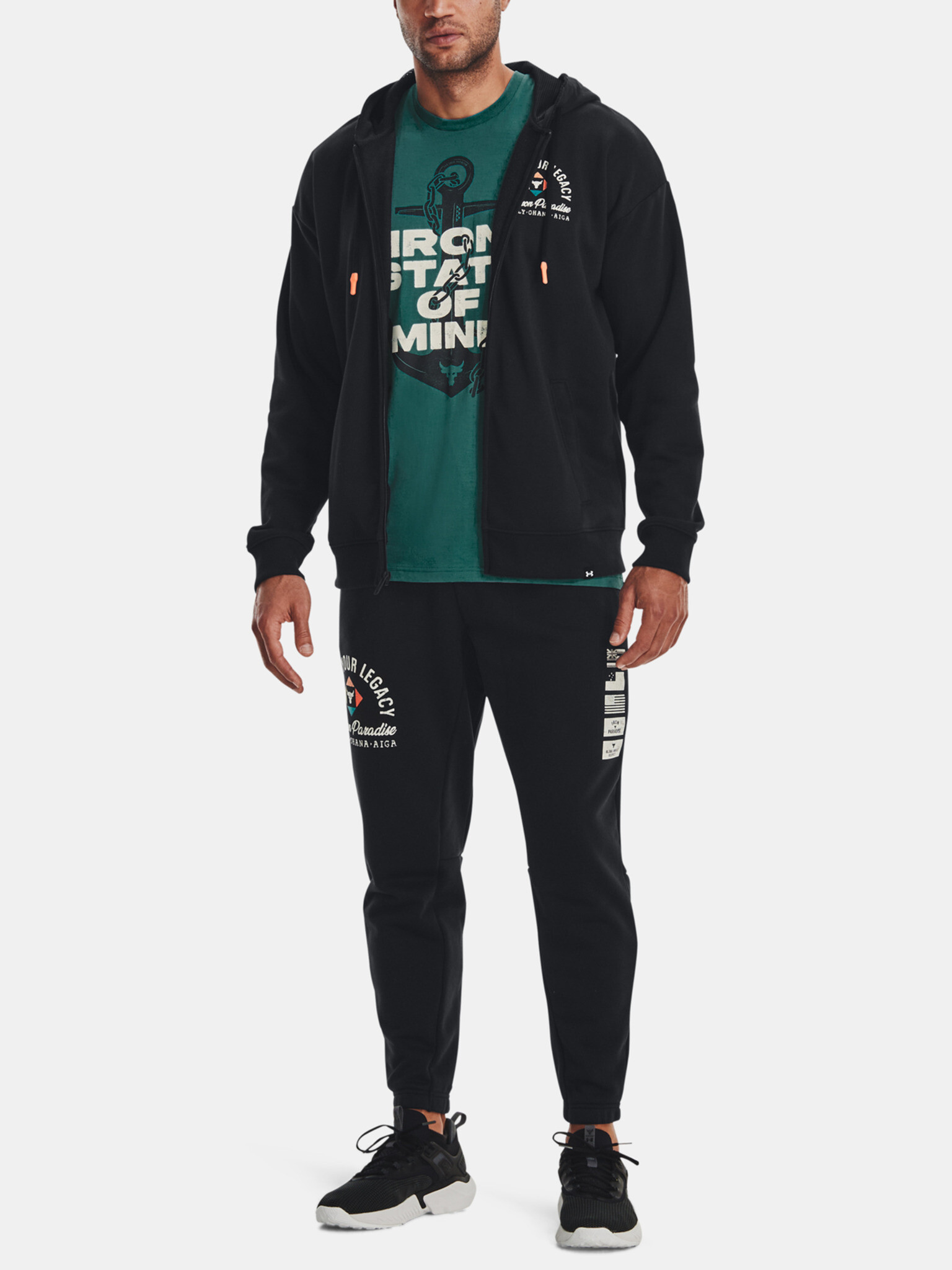 Under Armour Project Rock HW Terry Fam Долнище Cheren - Pepit.bg