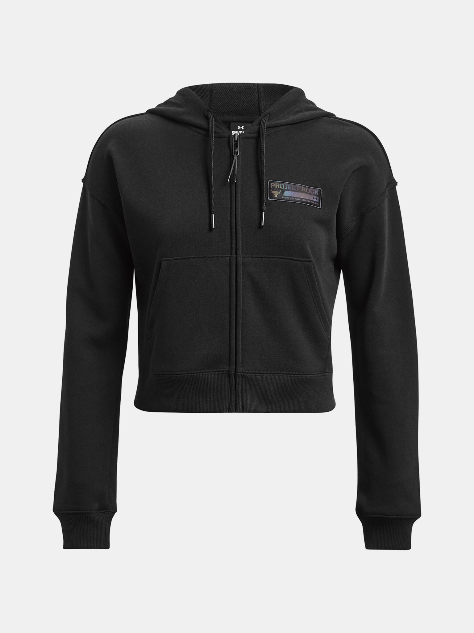 Under Armour Project Rock HW Terry FZ Sweatshirt Cheren - Pepit.bg