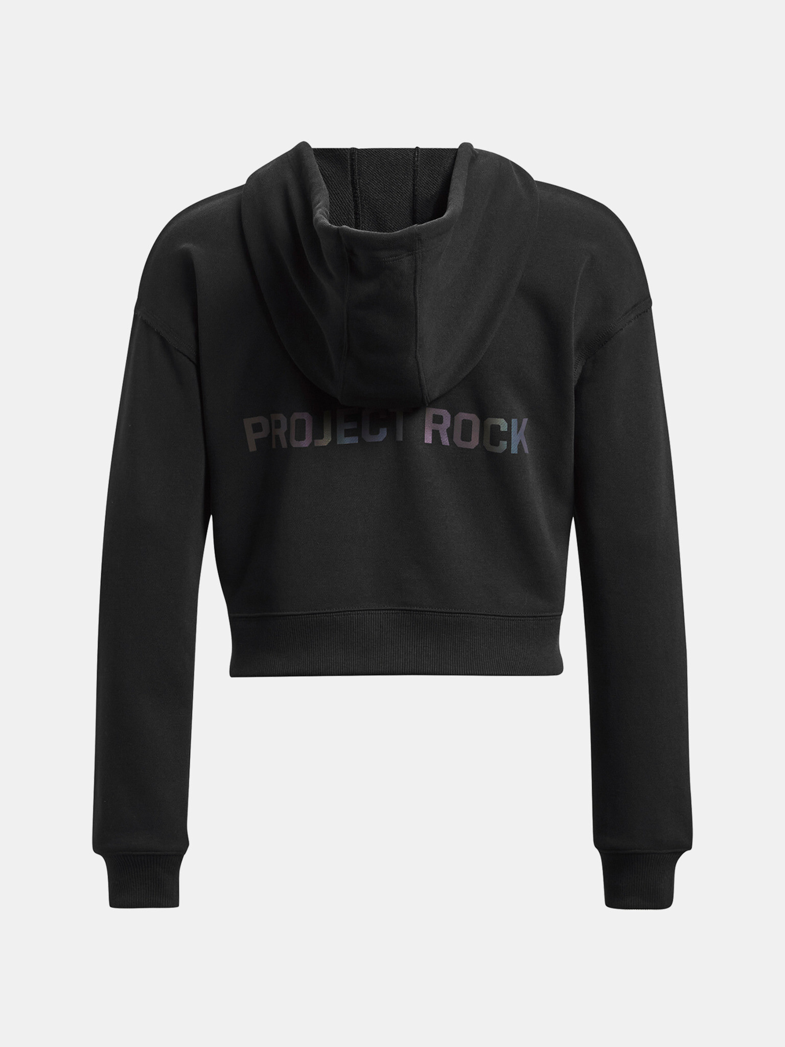 Under Armour Project Rock HW Terry FZ Sweatshirt Cheren - Pepit.bg