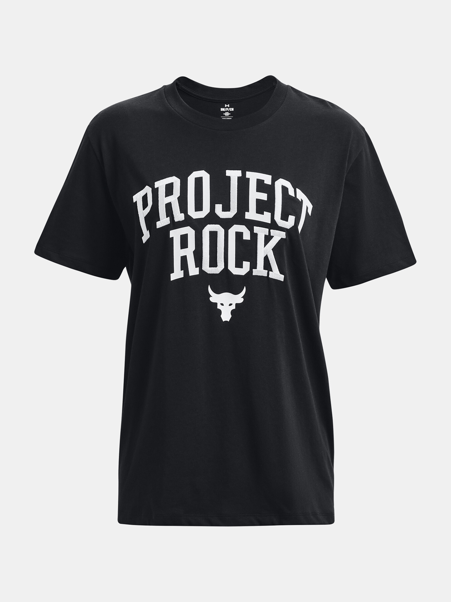 Under Armour Project Rock Hwt Campus T T-shirt Cheren - Pepit.bg