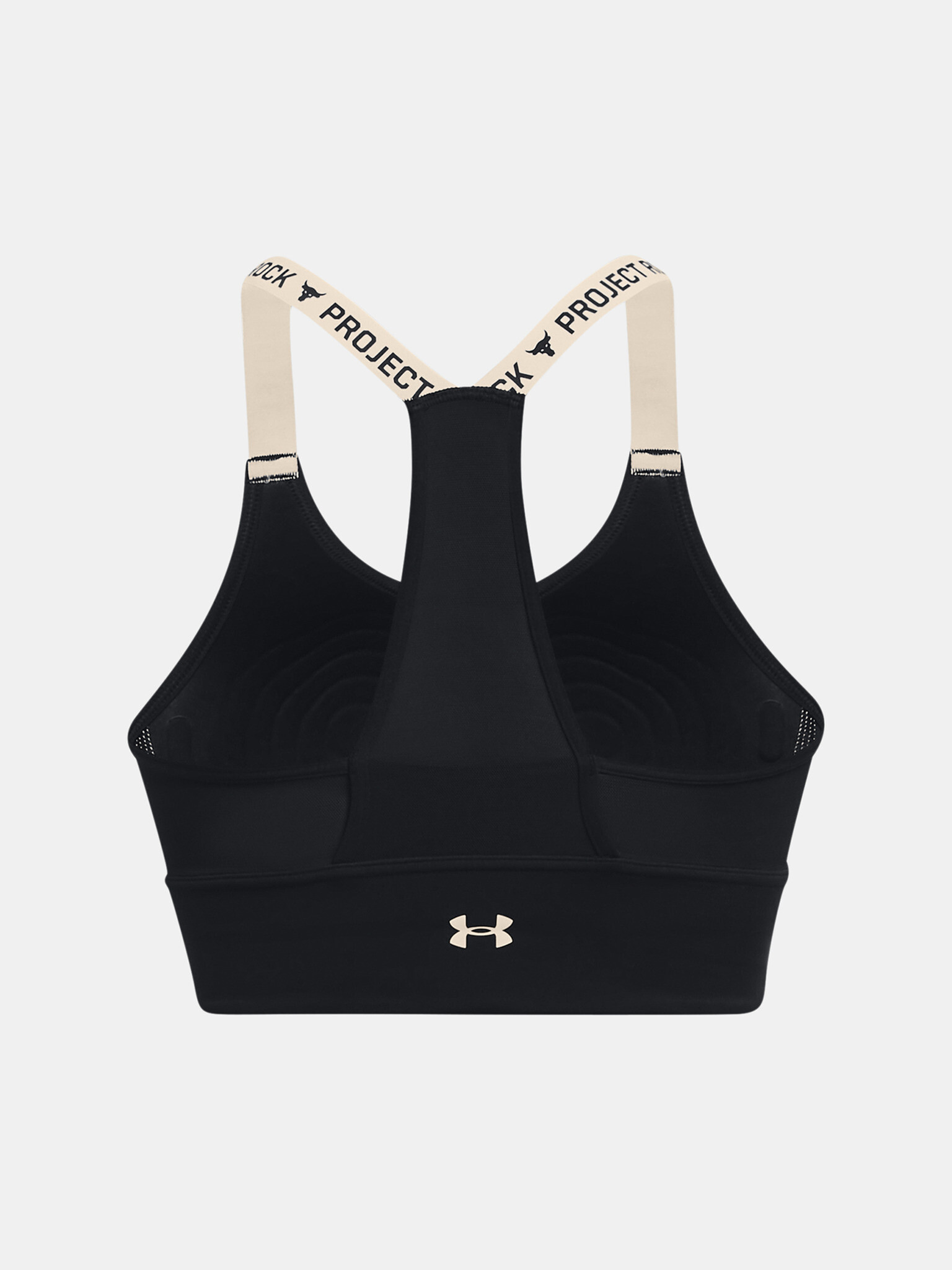 Under Armour Project Rock Infty Mid Cпортен Сутиен Cheren - Pepit.bg