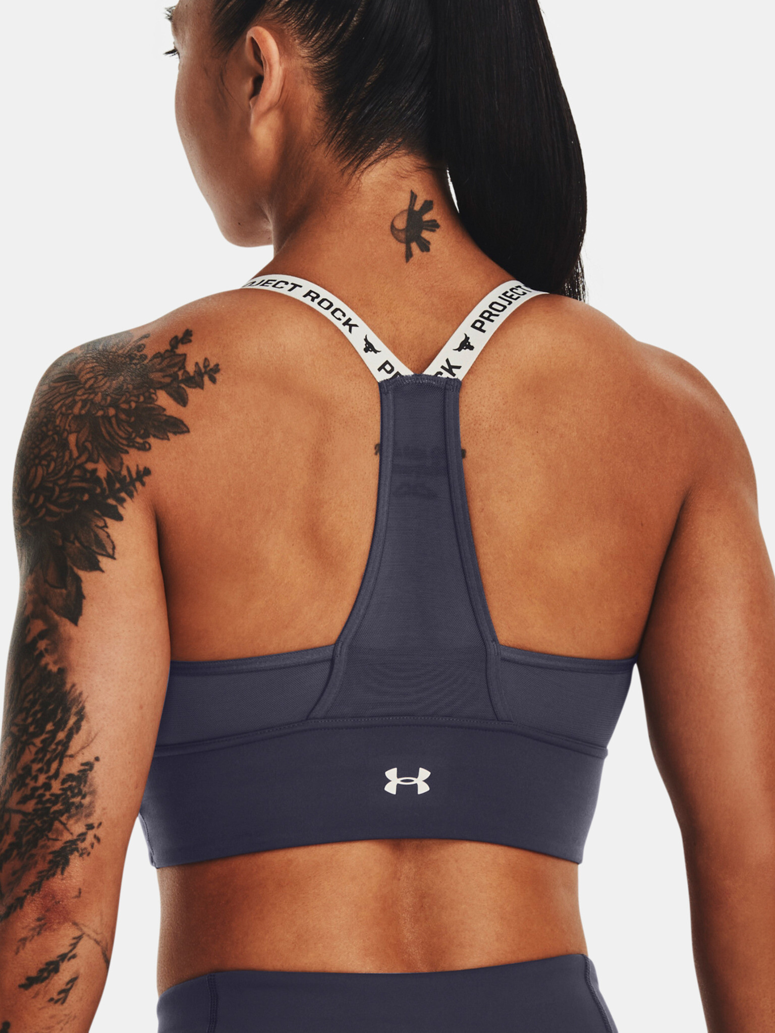 Under Armour Project Rock Infty Mid Сутиен Siv - Pepit.bg
