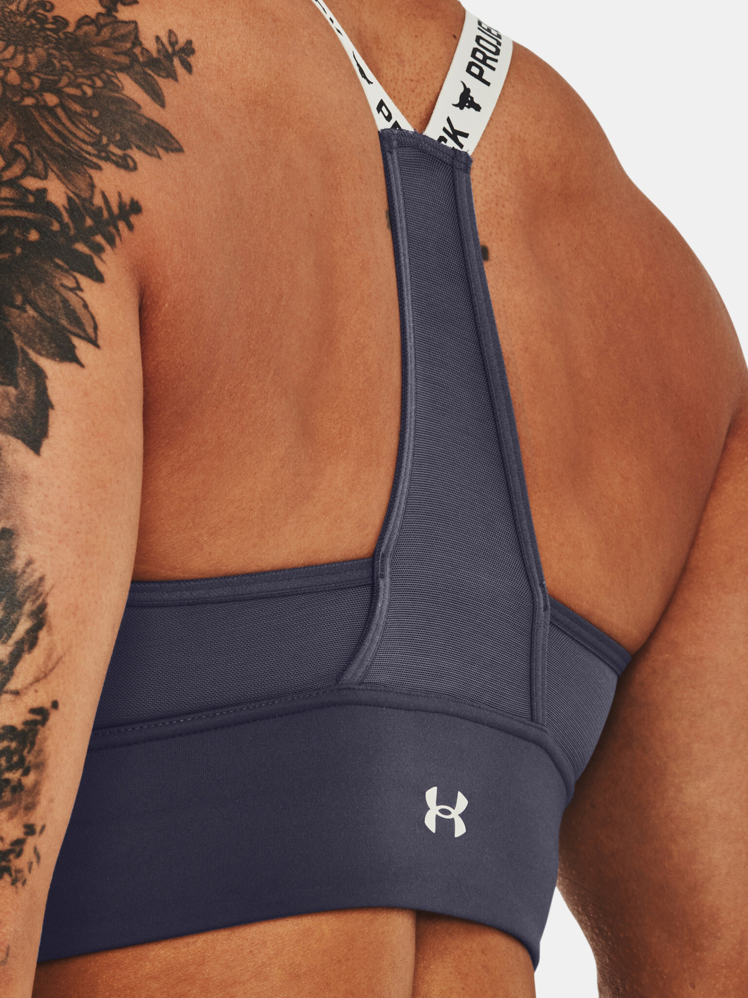 Under Armour Project Rock Infty Mid Сутиен Siv - Pepit.bg
