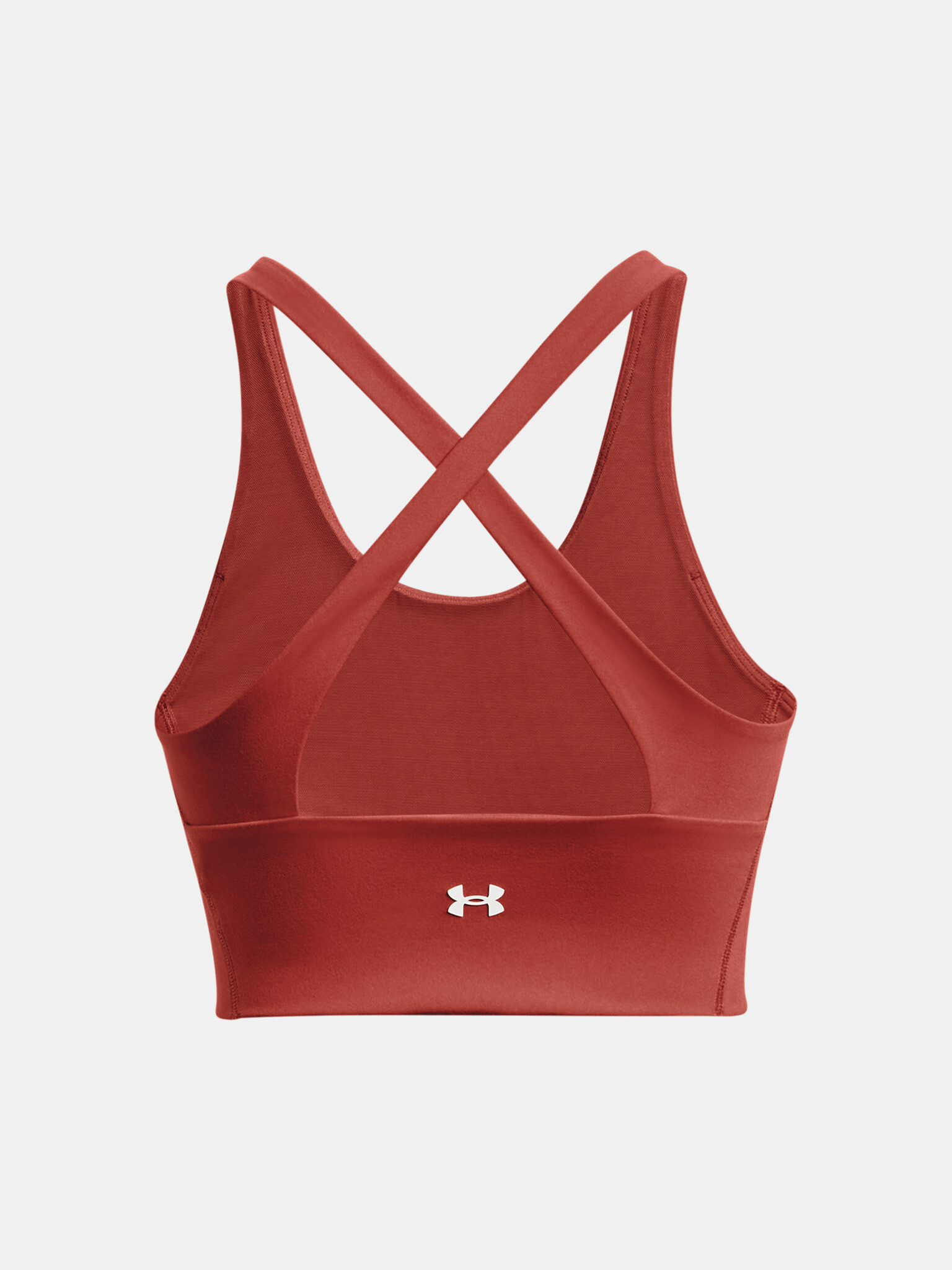 Under Armour Project Rock LetsGo Crssover Cпортен Сутиен Cherven - Pepit.bg