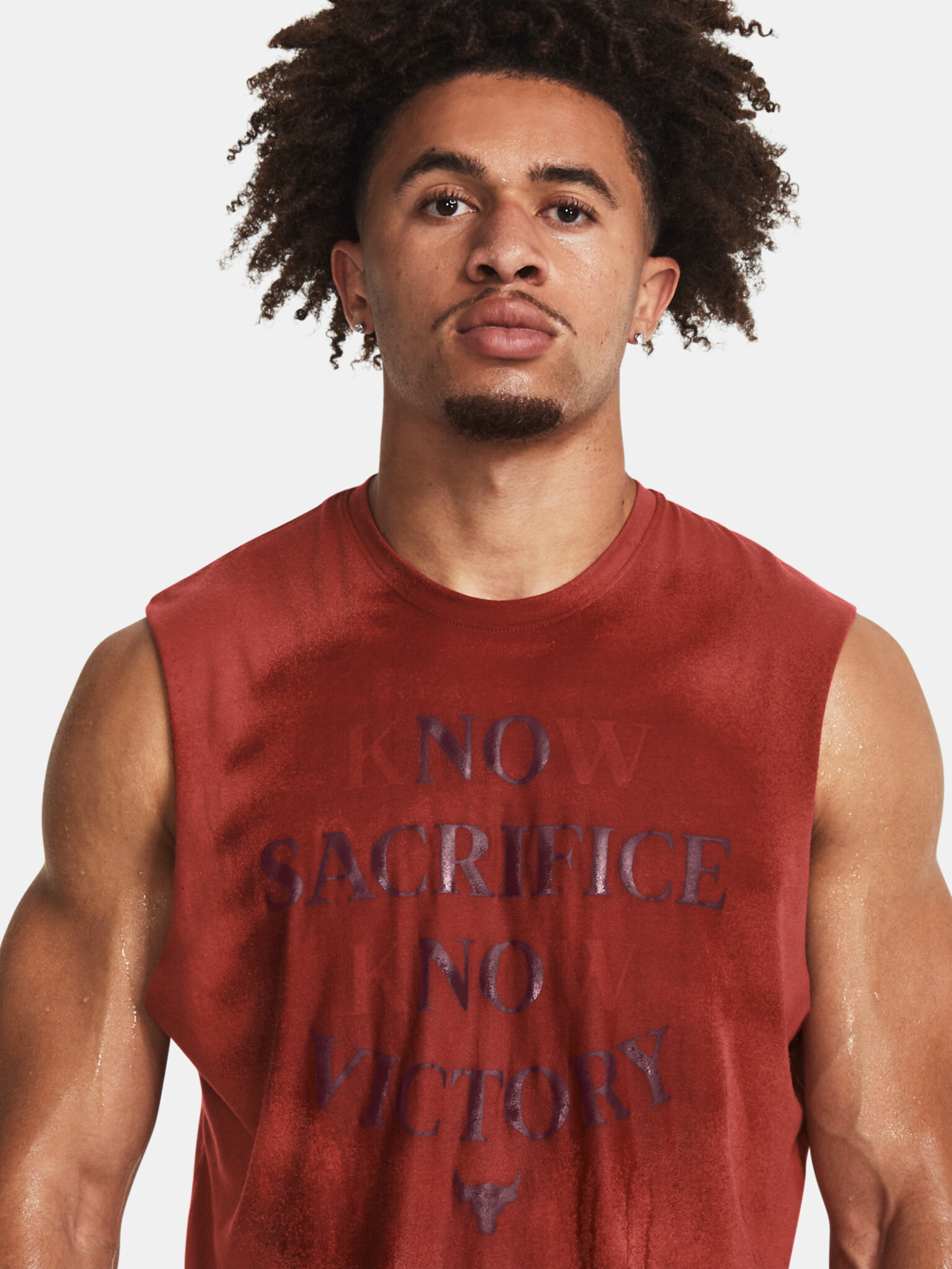 Under Armour Project Rock SMS SL Tank Потник Cherven - Pepit.bg