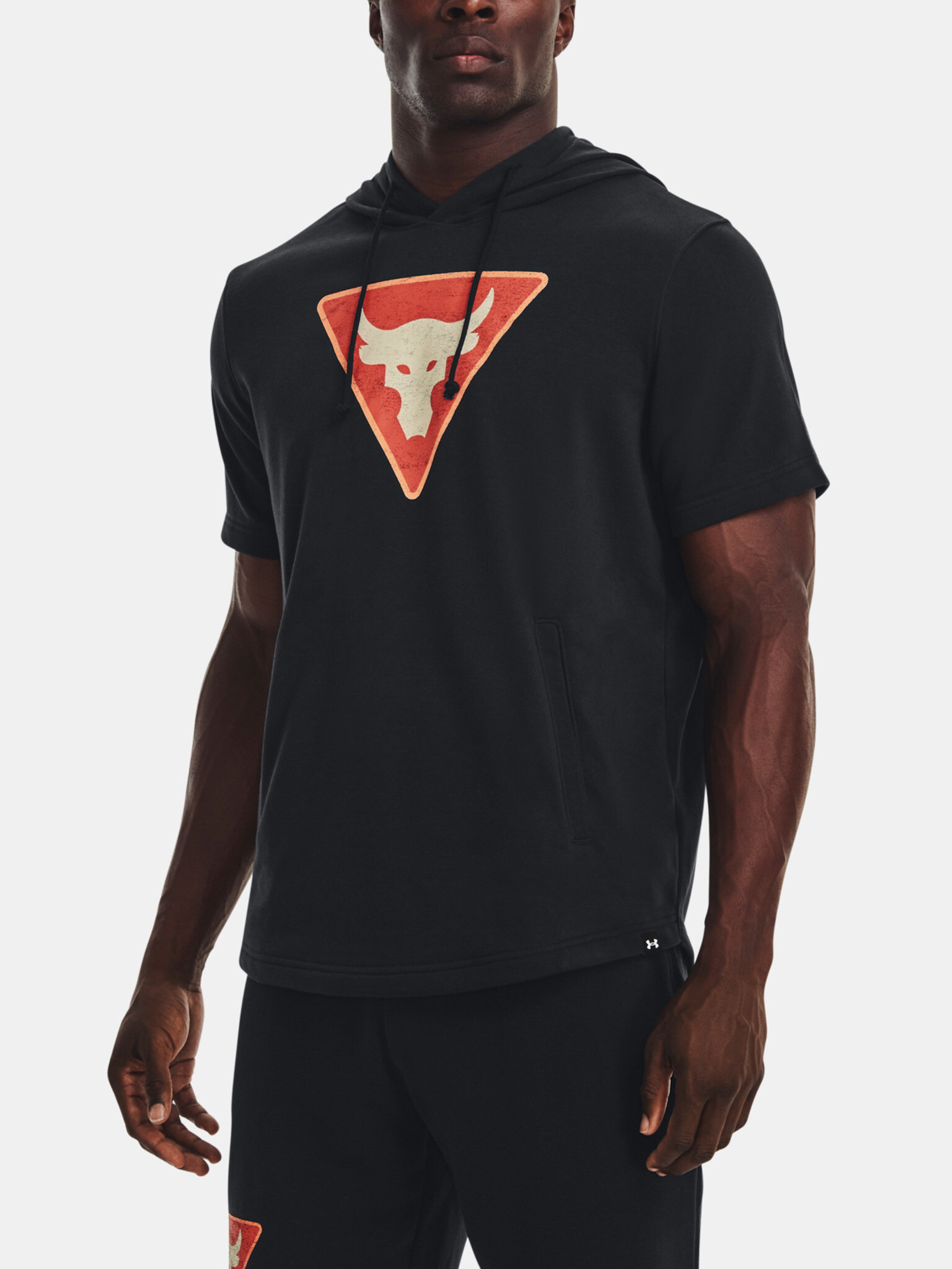 Under Armour Project Rock Terry SS HD Fam Sweatshirt Cheren - Pepit.bg