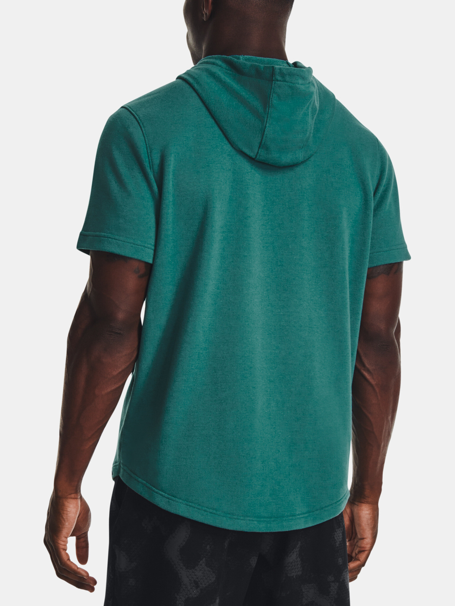 Under Armour Project Rock Terry SS HD Fam Sweatshirt Zelen - Pepit.bg