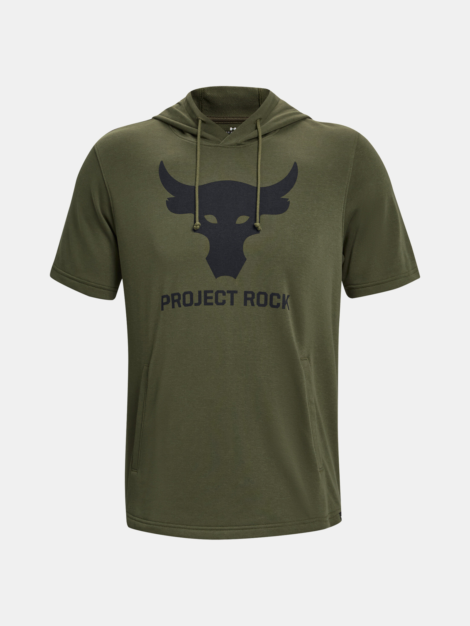 Under Armour Project Rock Terry SS HD Sweatshirt Zelen - Pepit.bg