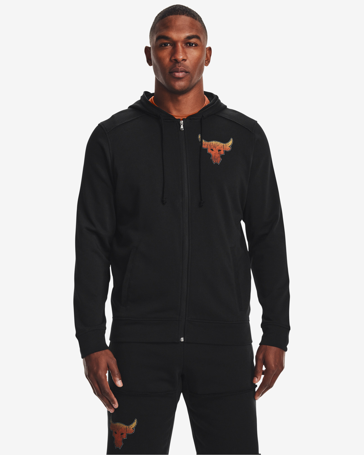 Under Armour Project Rock Terry Sweatshirt Cheren - Pepit.bg