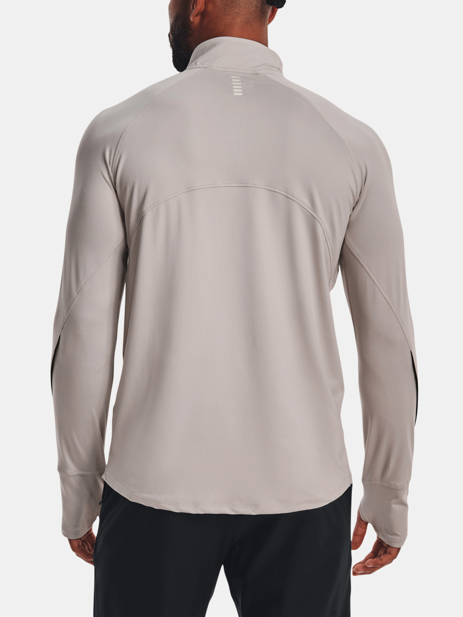 Under Armour Qualifier Run 2.0 HZ Sweatshirt Siv - Pepit.bg