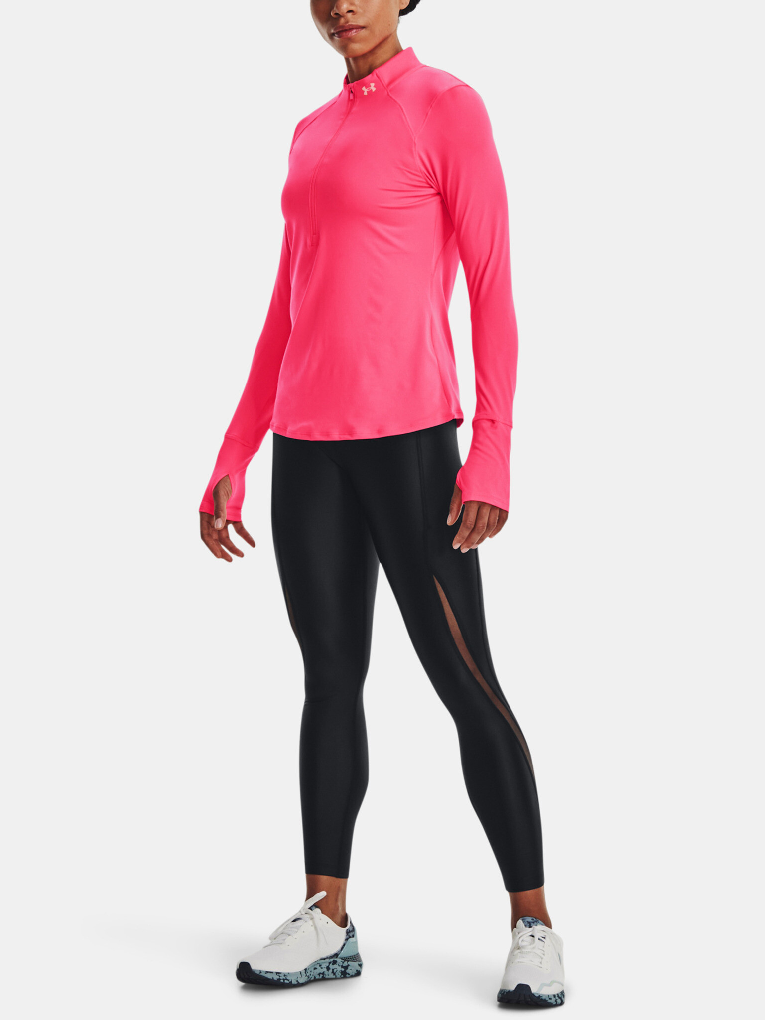 Under Armour Qualifier Run T-shirt Rozov - Pepit.bg