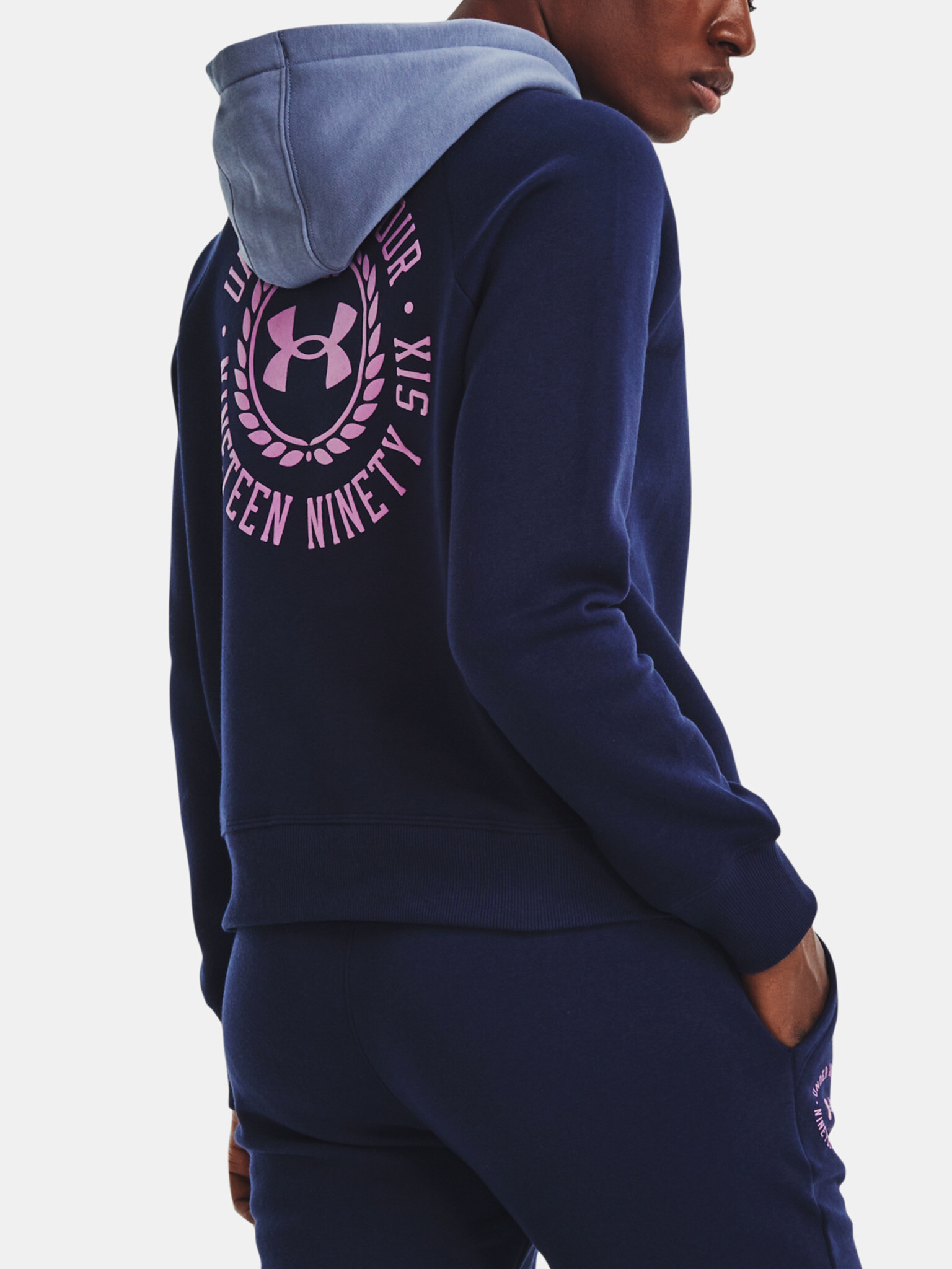 Under Armour Rival Fleece CB Hoodie Sweatshirt Sin - Pepit.bg