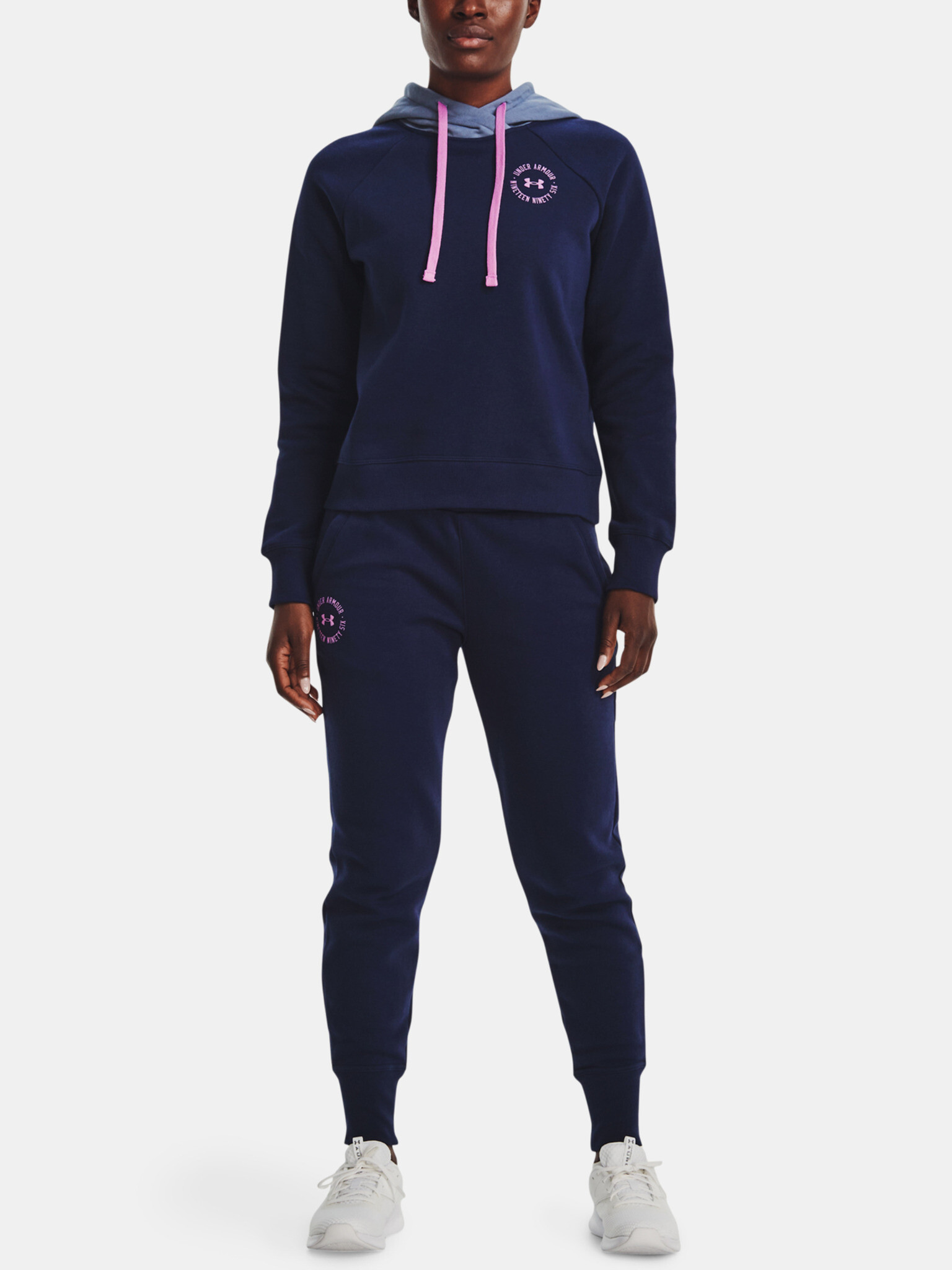 Under Armour Rival Fleece CB Hoodie Sweatshirt Sin - Pepit.bg