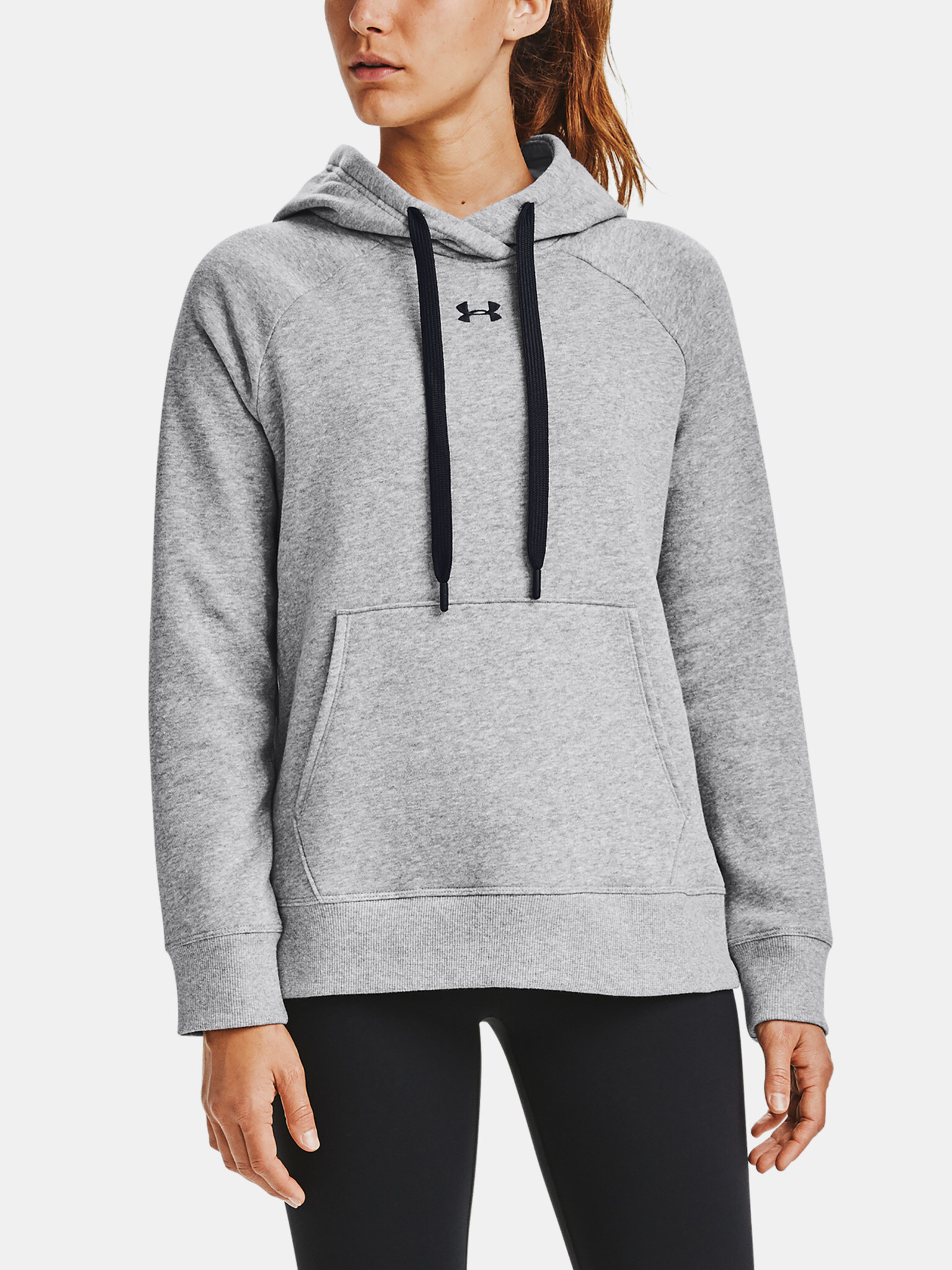 Under Armour Rival Fleece HB Hoodie Sweatshirt Siv - Pepit.bg