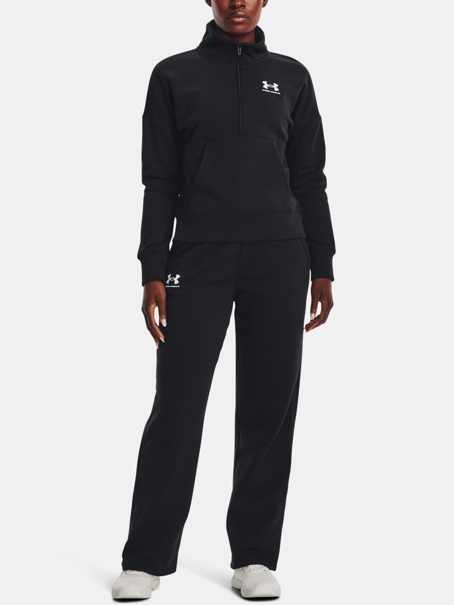 Under Armour Rival Fleece HZ Sweatshirt Cheren - Pepit.bg