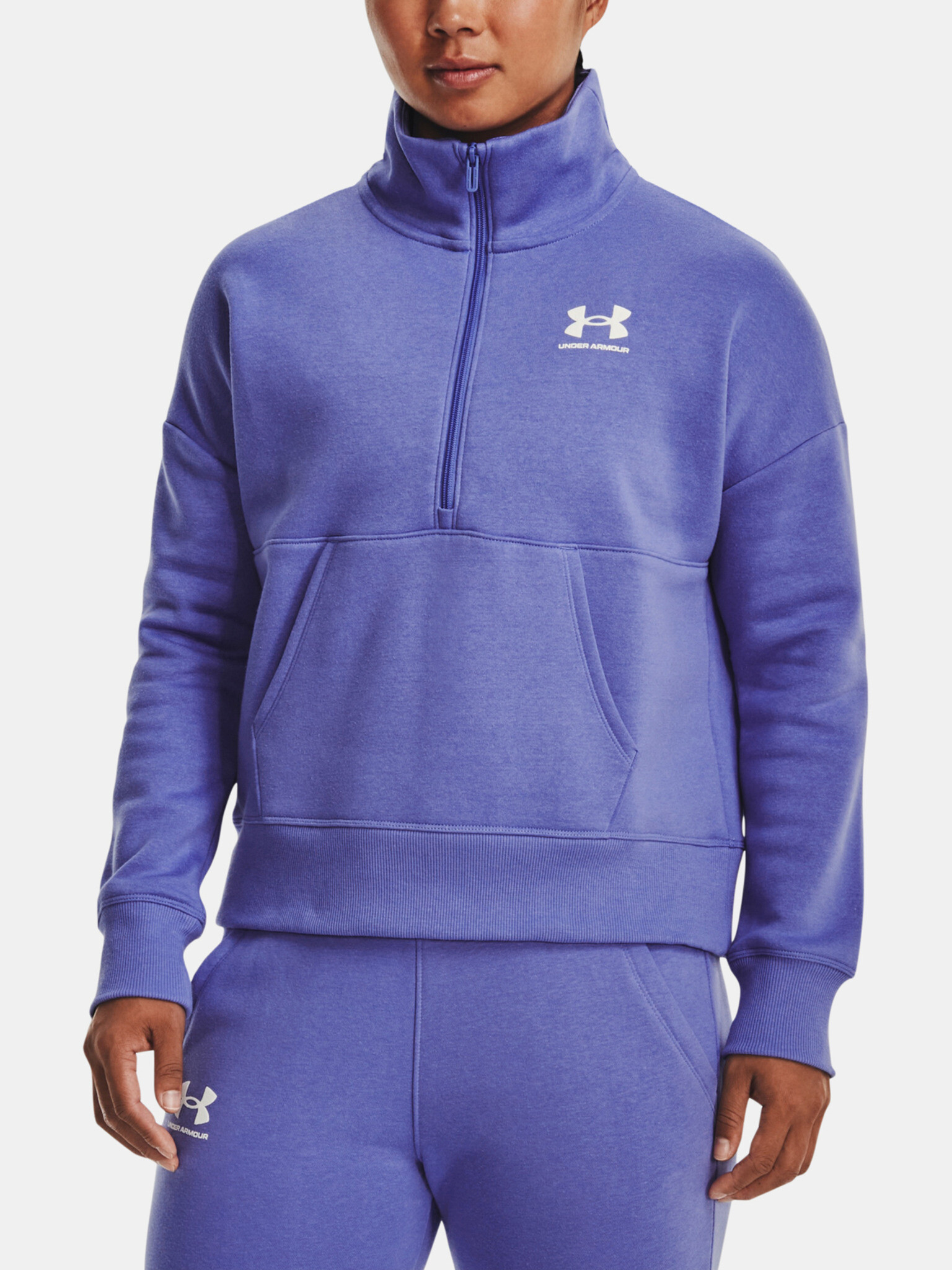 Under Armour Rival Fleece HZ Sweatshirt Sin - Pepit.bg