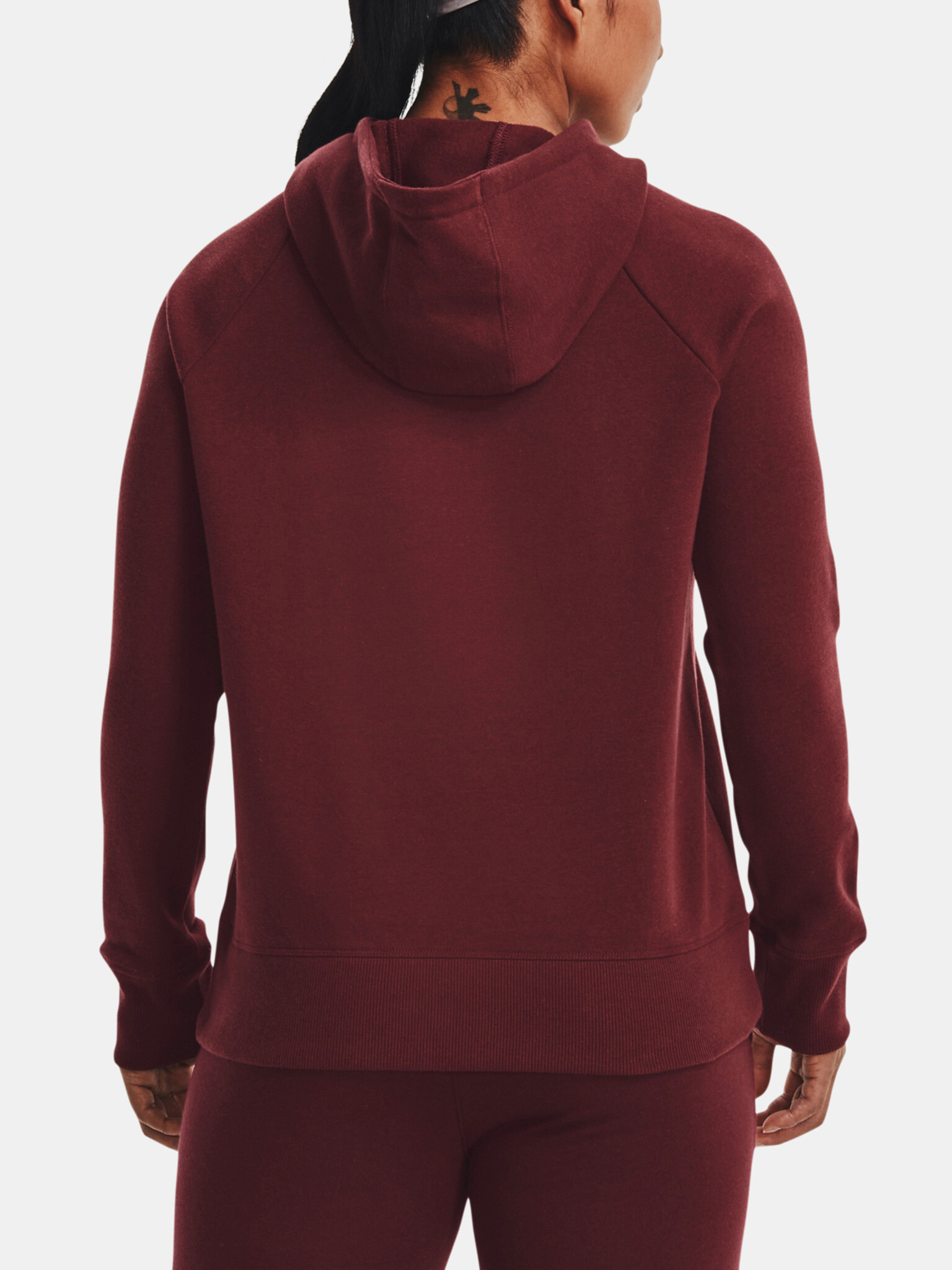 Under Armour Rival Fleece Logo Sweatshirt Cherven - Pepit.bg