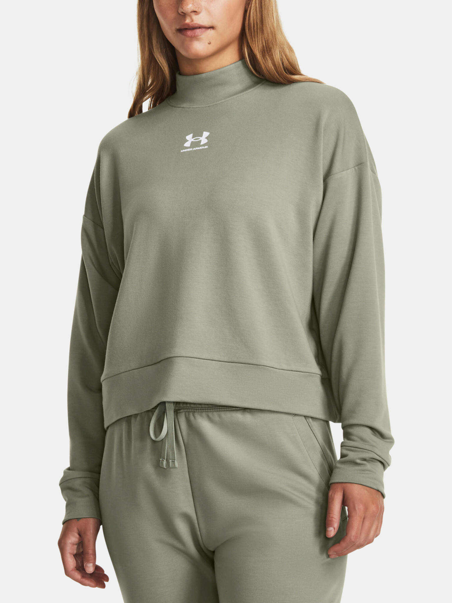 Under Armour Rival Sweatshirt Zelen - Pepit.bg