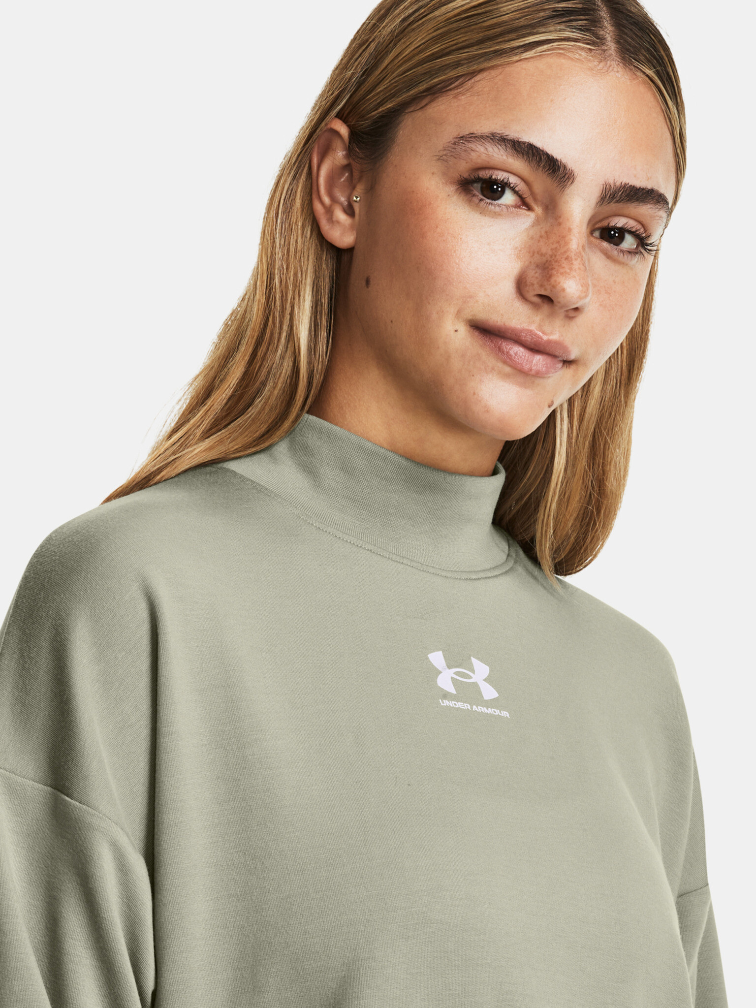 Under Armour Rival Sweatshirt Zelen - Pepit.bg