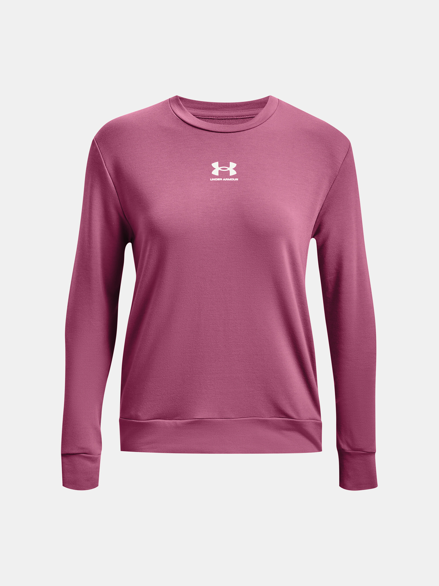 Under Armour Rival Terry Crew T-shirt Rozov - Pepit.bg