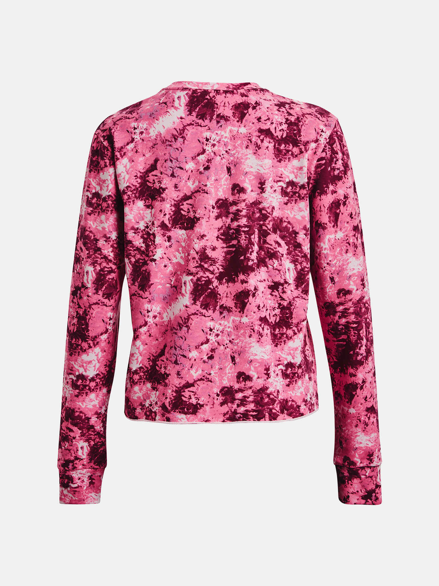 Under Armour Rival Terry Print Crew Sweatshirt Rozov - Pepit.bg