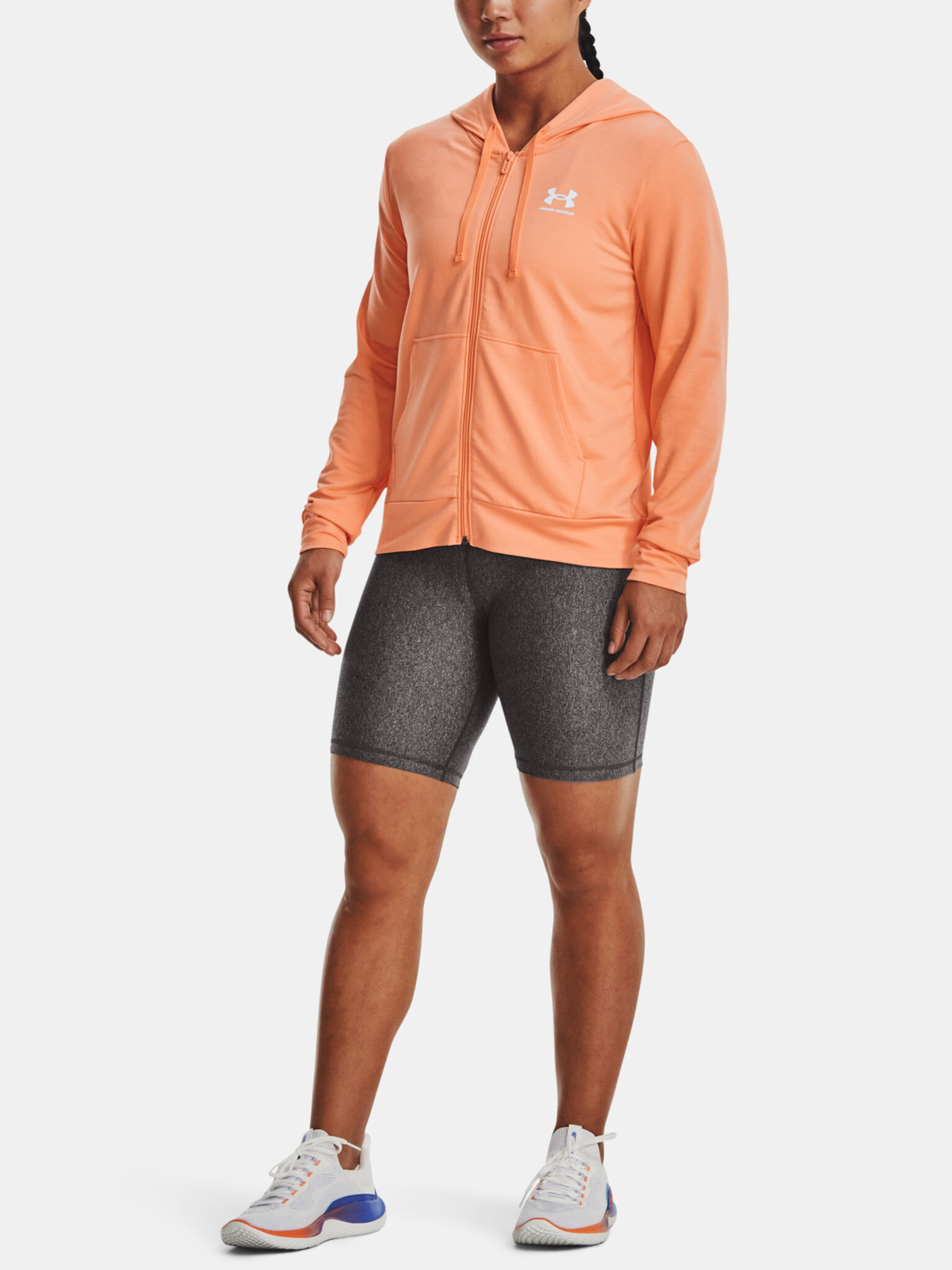 Under Armour Rival Terry Sweatshirt Oranzhev - Pepit.bg