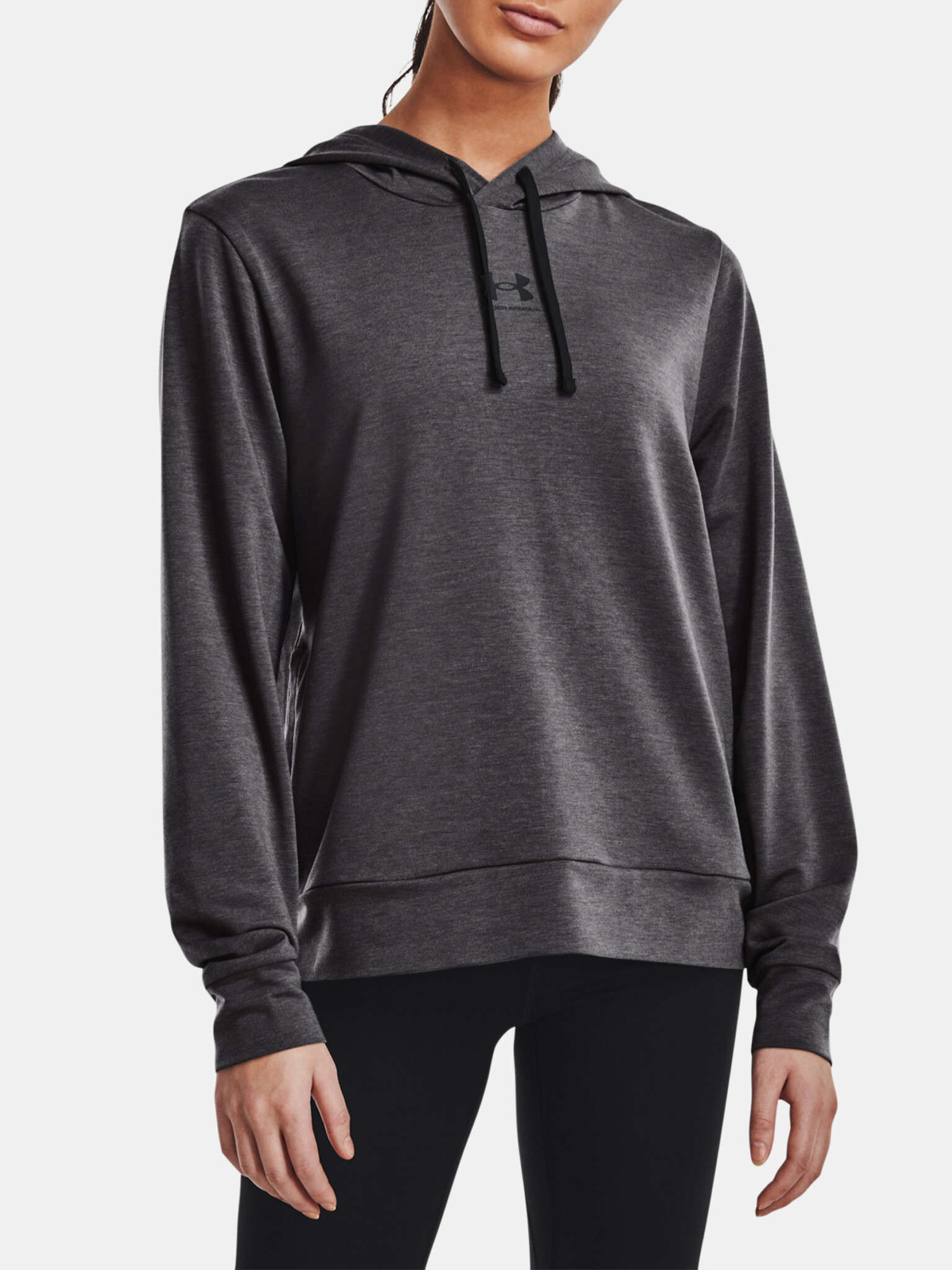 Under Armour Rival Terry Sweatshirt Siv - Pepit.bg