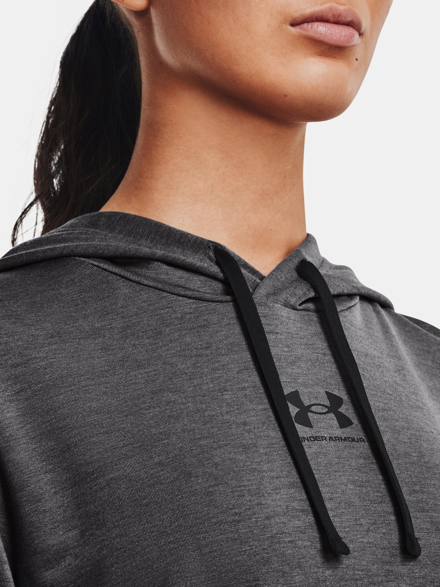 Under Armour Rival Terry Sweatshirt Siv - Pepit.bg