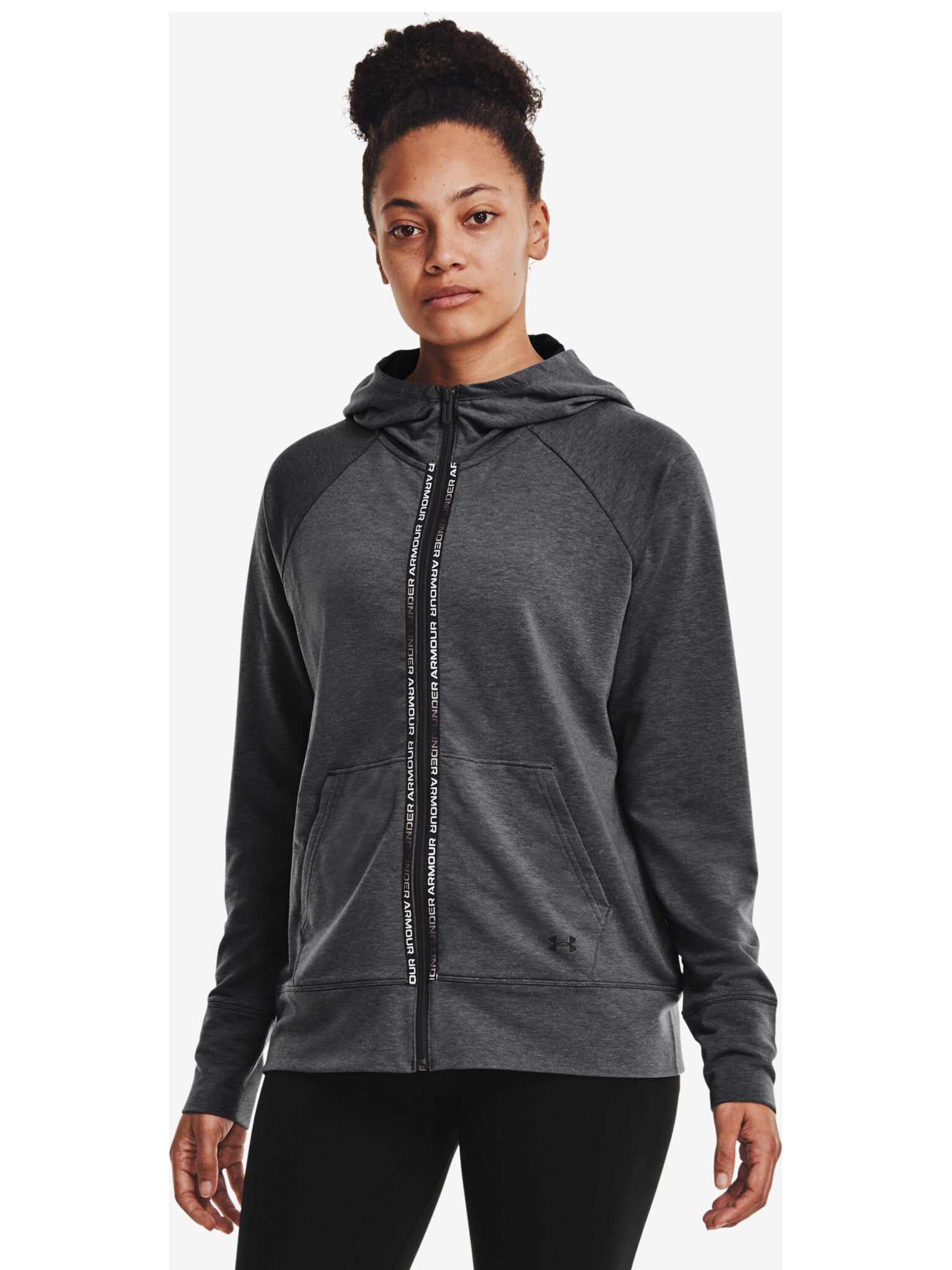 Under Armour Rival Terry Taped Суитшърт Siv - Pepit.bg