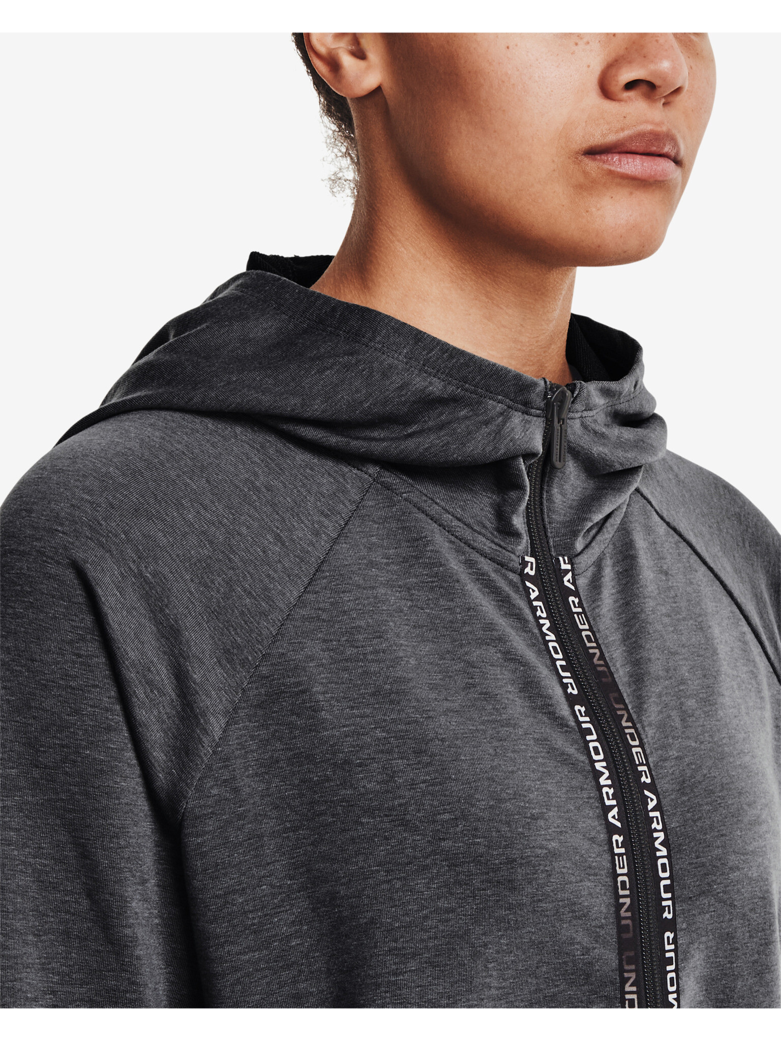 Under Armour Rival Terry Taped Суитшърт Siv - Pepit.bg