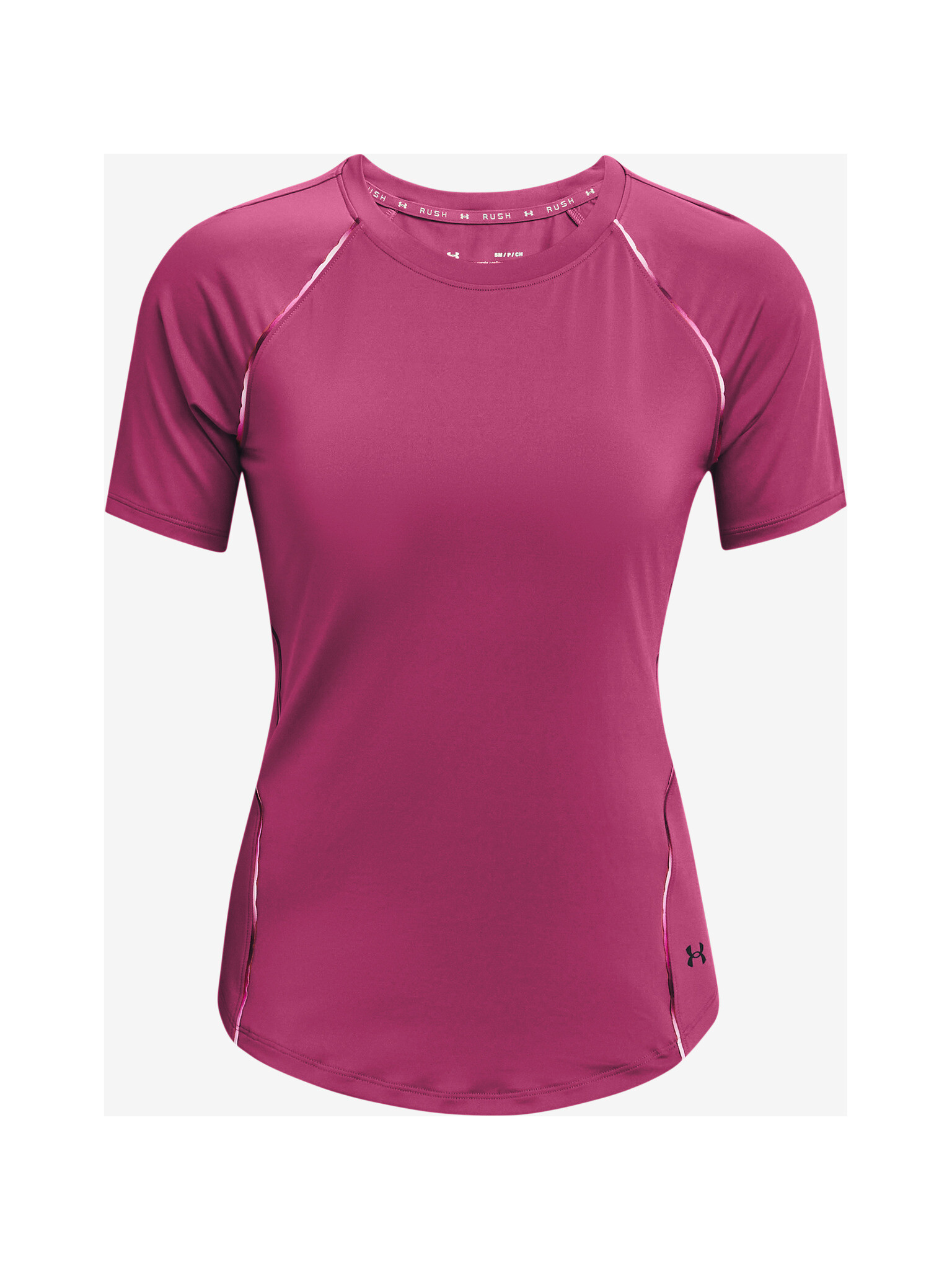 Under Armour Rush™ Scallop Тениска Rozov - Pepit.bg