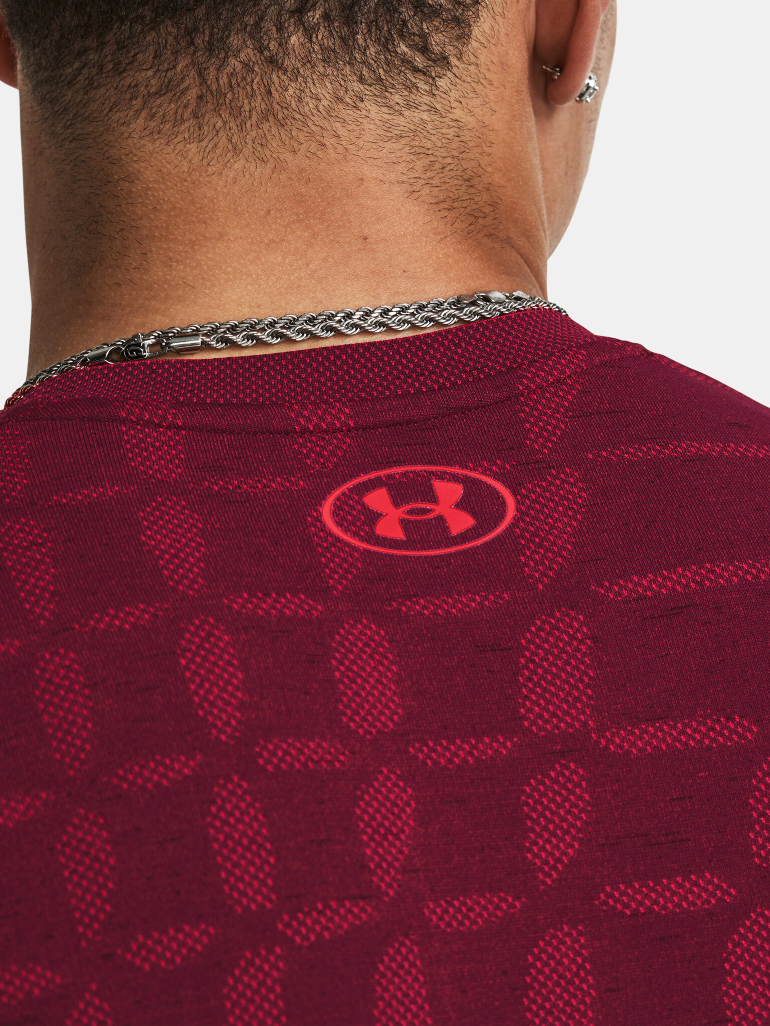 Under Armour Seamless T-shirt Cherven - Pepit.bg